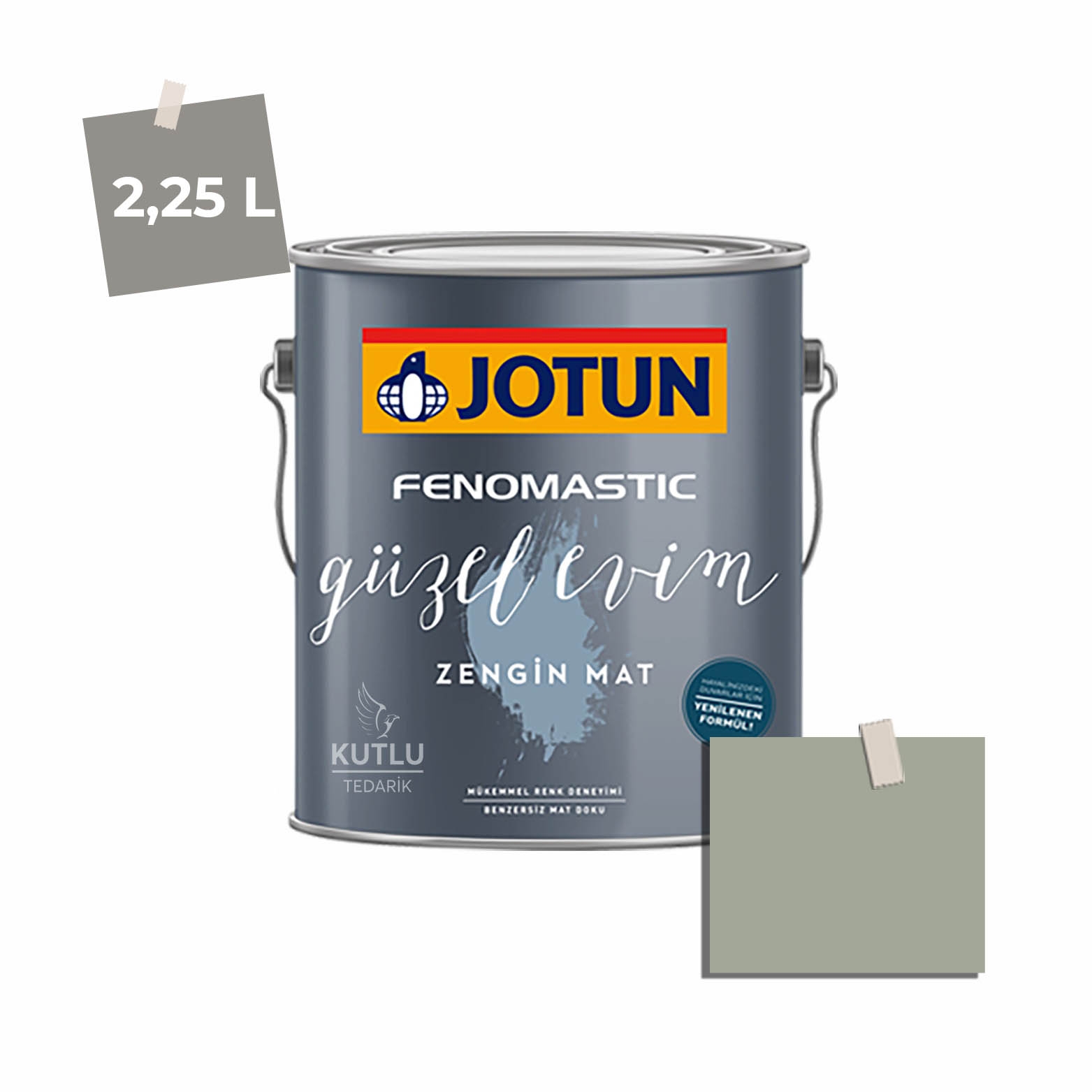 Jotun Fenomastic Güzel Evim Zengin Mat Yeni 2,25 Lt 7628 Treasure Ncs 3508-G36Y