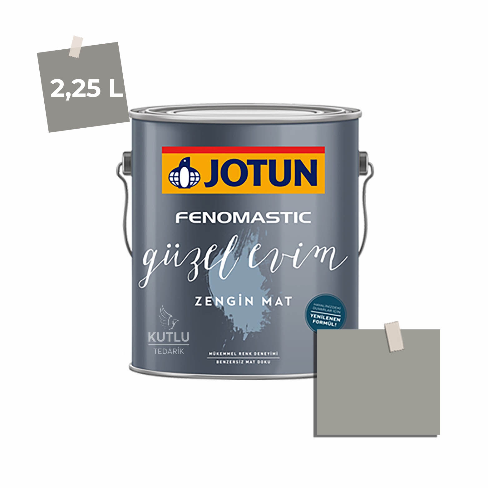 Jotun Fenomastic Güzel Evim Zengin Mat Yeni 2,25 Lt 8094 Silver Tone Dunkel Ncs 4203-G83Y