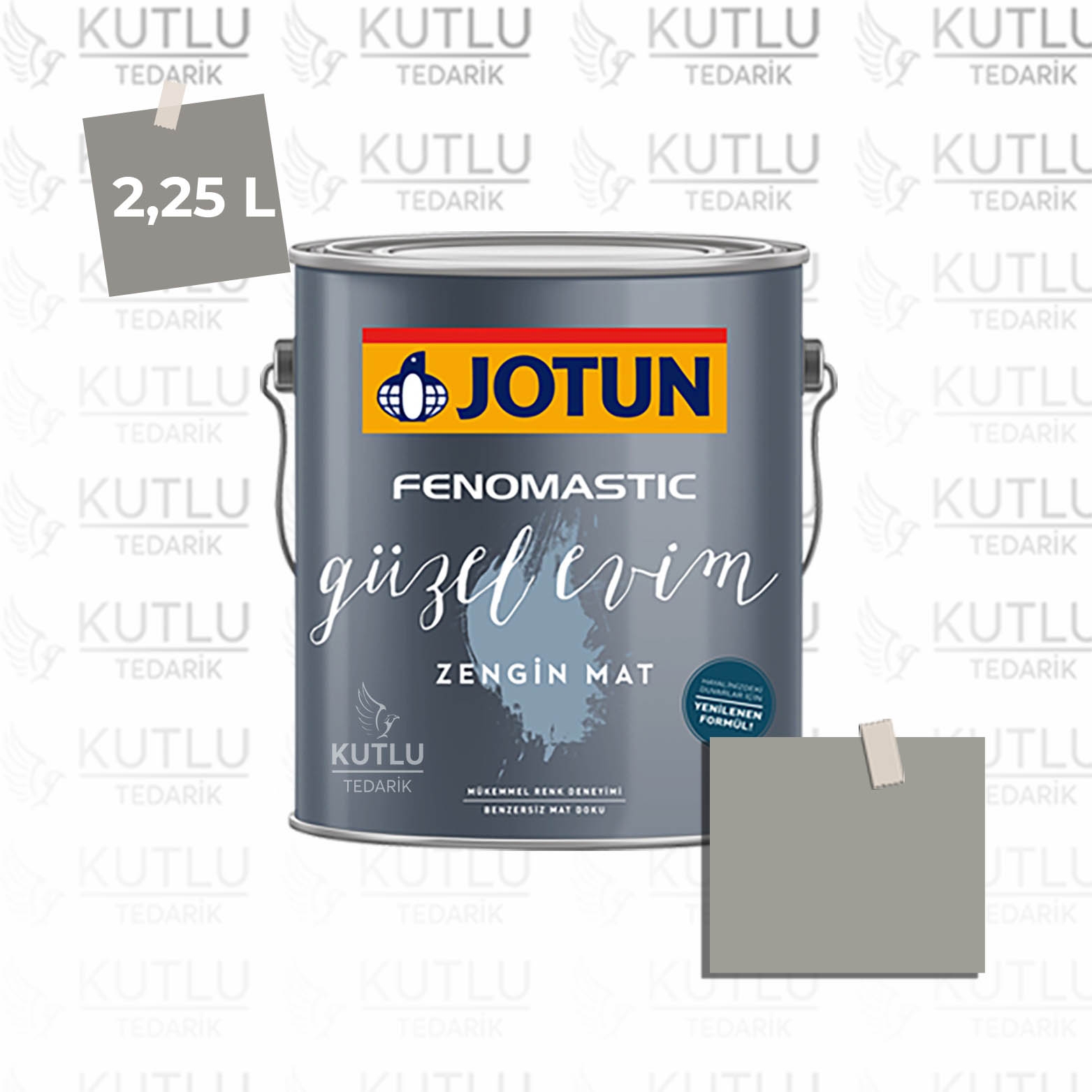 Jotun Fenomastic Güzel Evim Zengin Mat Yeni 2,25 Lt 8094 Silver Tone Dunkel Ncs 4203-G83Y