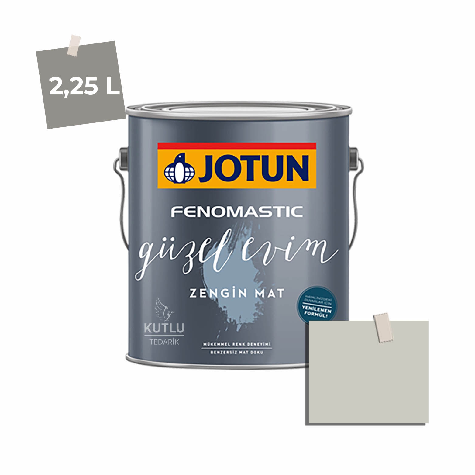 Jotun Fenomastic Güzel Evim Zengin Mat Yeni 2,25 Lt 8470 Smooth White Ncs 2003-G96Y