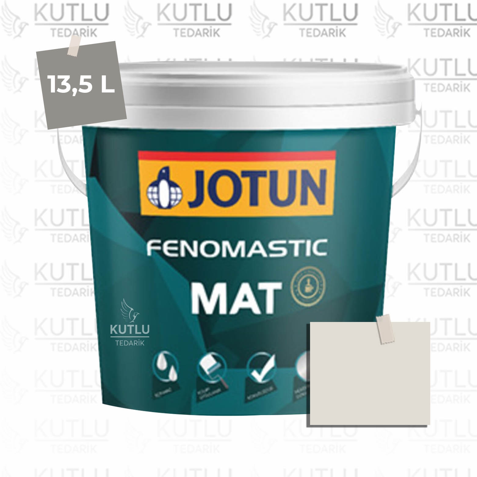 Jotun Fenomastic Mat 13,5 Lt  0552 Tudor Ncs 1202-Y26R