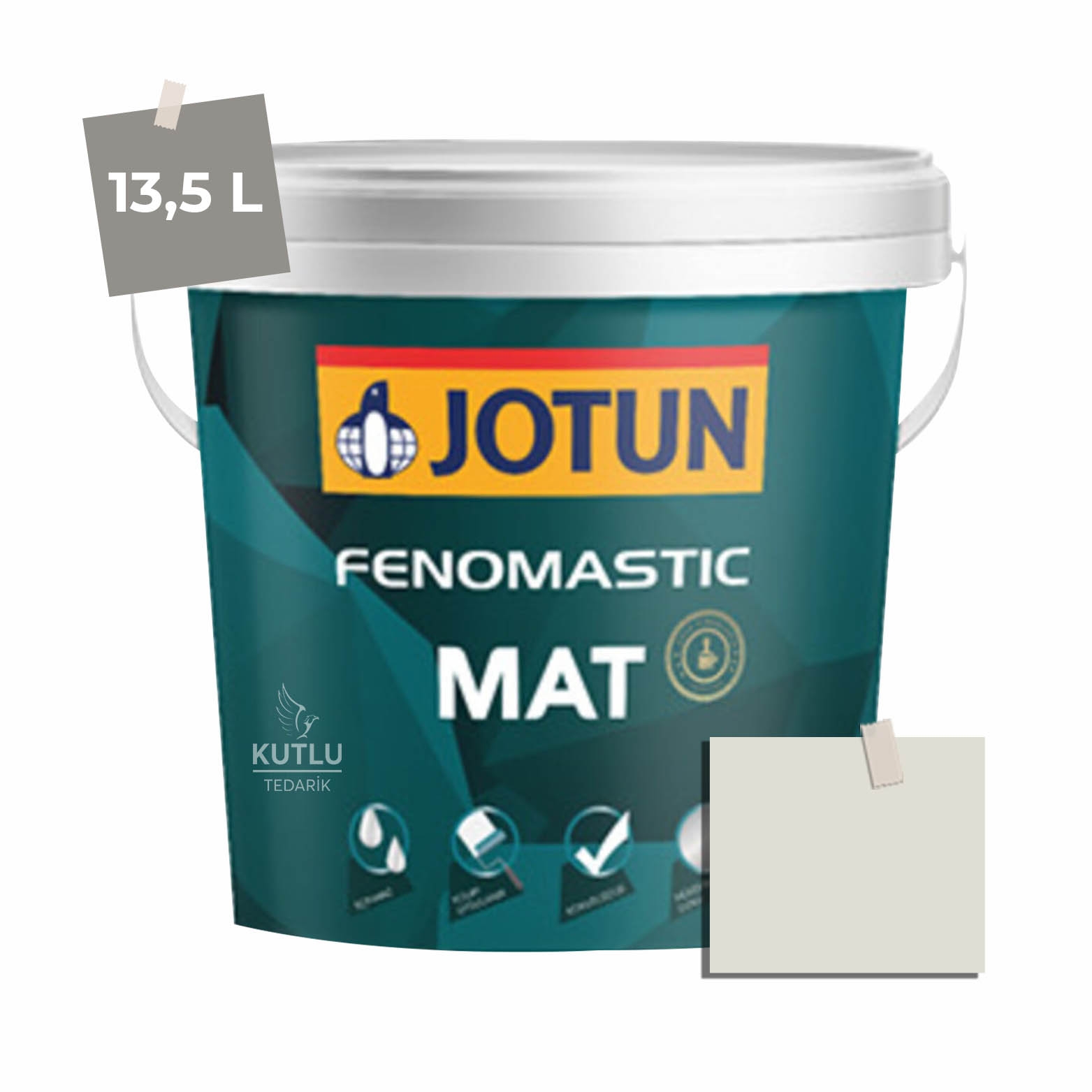 Jotun Fenomastic Mat 13,5 Lt  1024 Tidlos Ncs S1002-Y