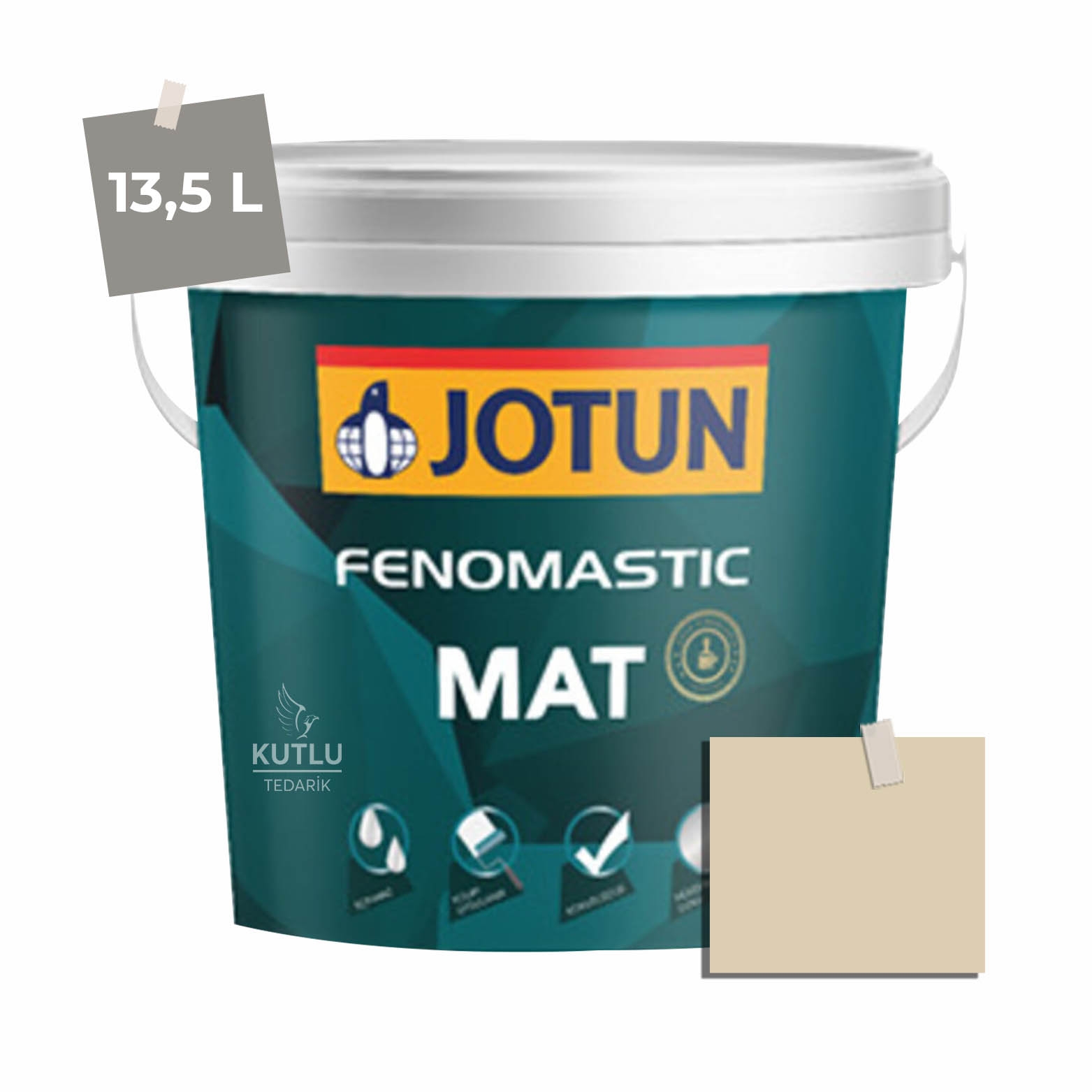 Jotun Fenomastic Mat 13,5 Lt  10245 Ginseng Ncs S1510-Y10R