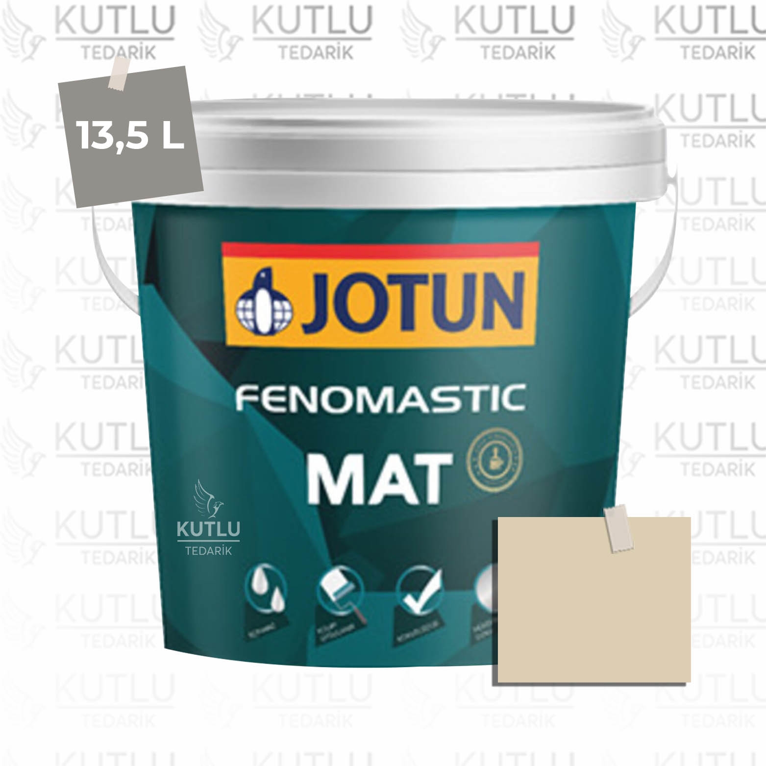 Jotun Fenomastic Mat 13,5 Lt  10245 Ginseng Ncs S1510-Y10R