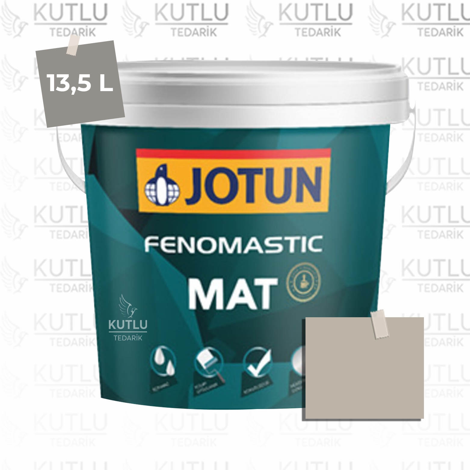 Jotun Fenomastic Mat 13,5 Lt  10342 Sable Stone Kalkgra Ncs 2903-Y30R