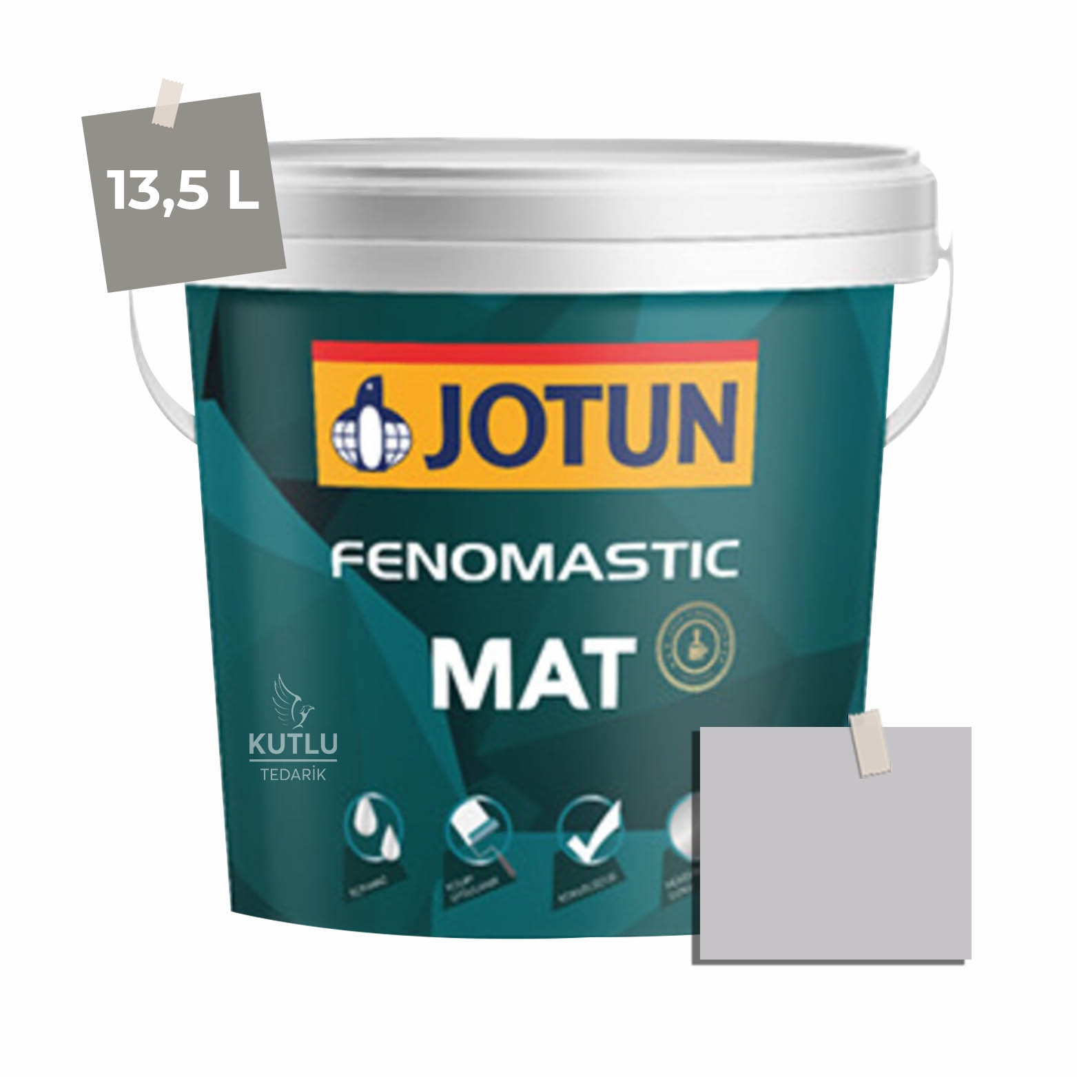 Jotun Fenomastic Mat 13,5 Lt  3037 Cool Ash Fjer Ncs S2005-R40B