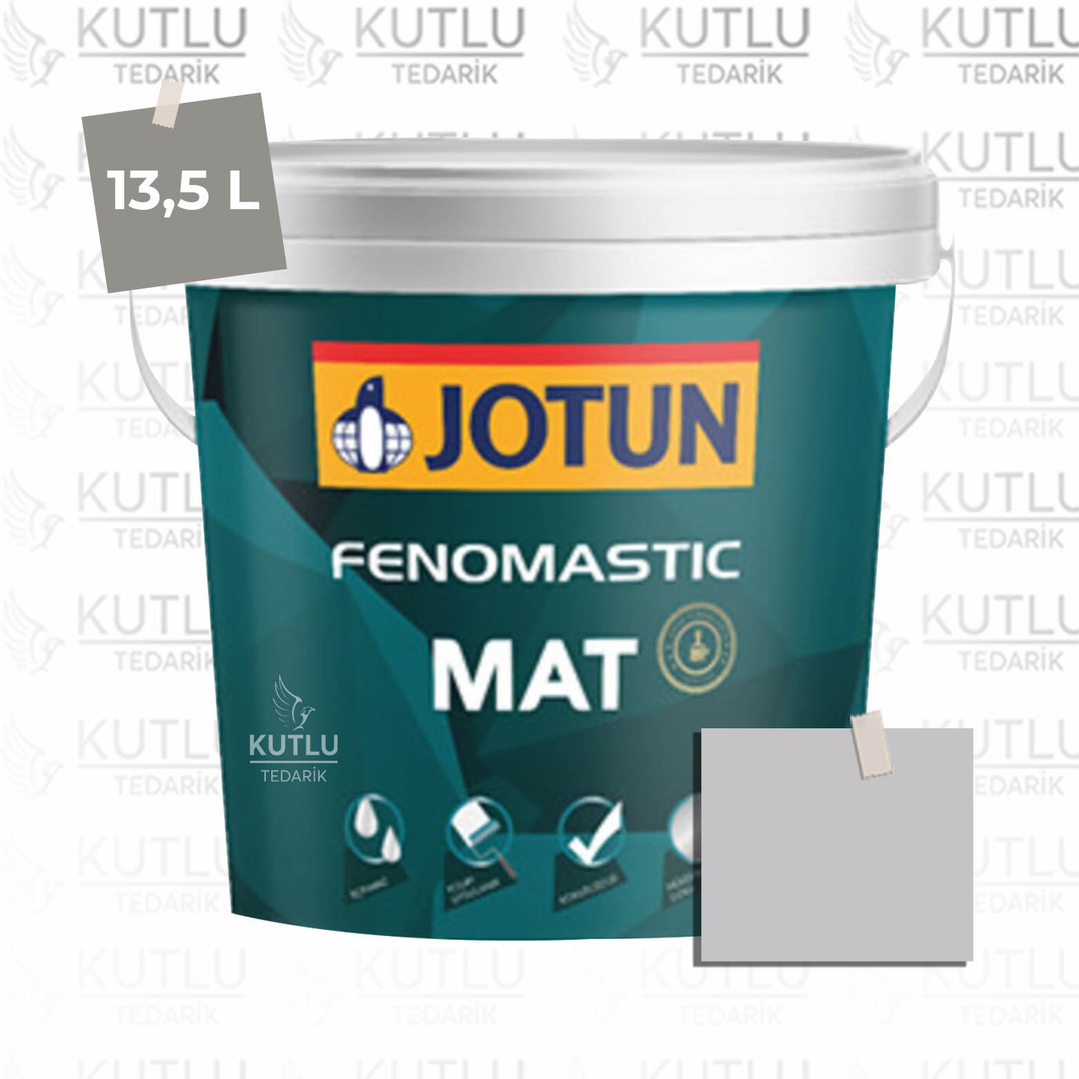 Jotun Fenomastic Mat 13,5 Lt  3037 Cool Ash Fjer Ncs S2005-R40B