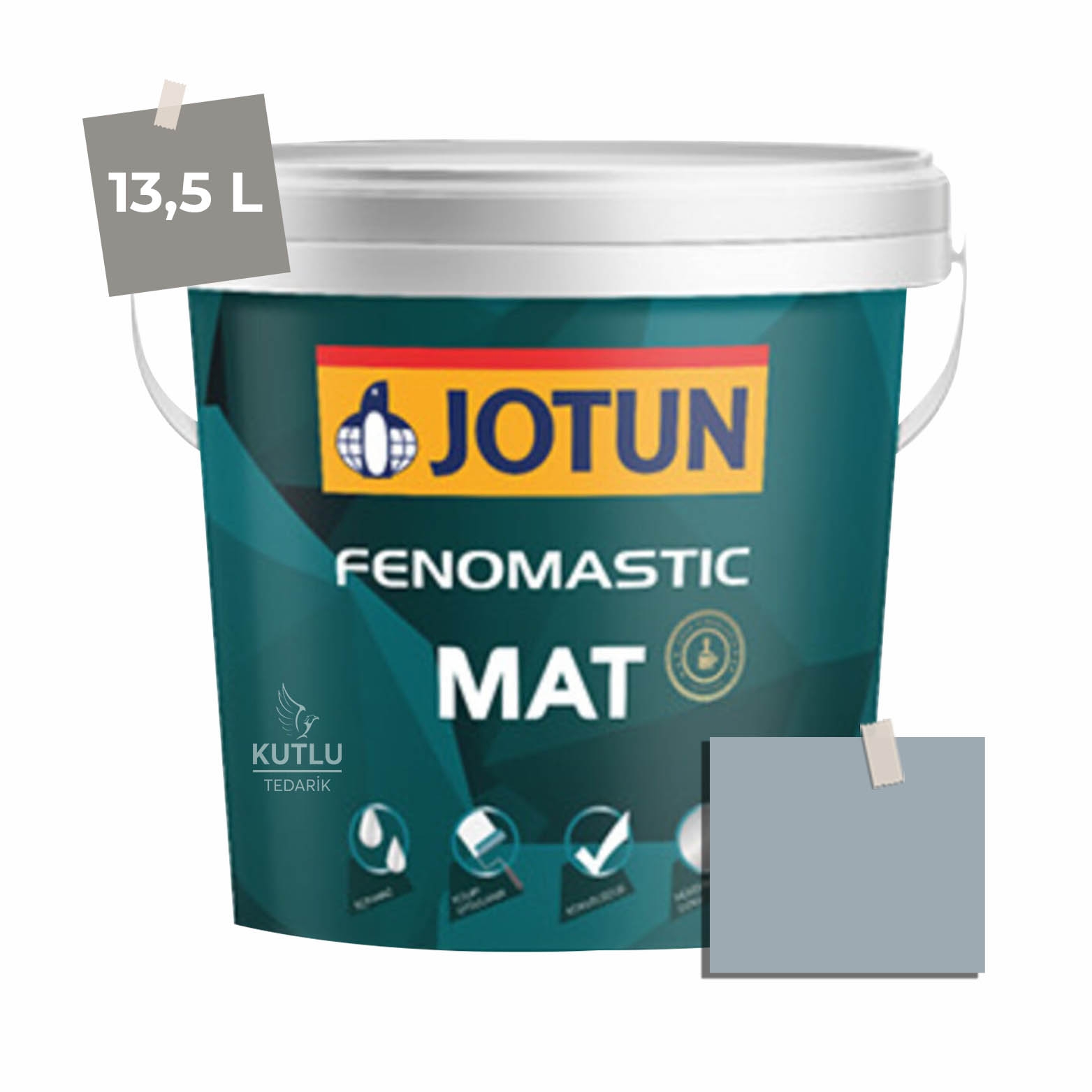 Jotun Fenomastic Mat 13,5 Lt  4017 Pilaster Blue Pilasterbla Ncs S3010-R90B