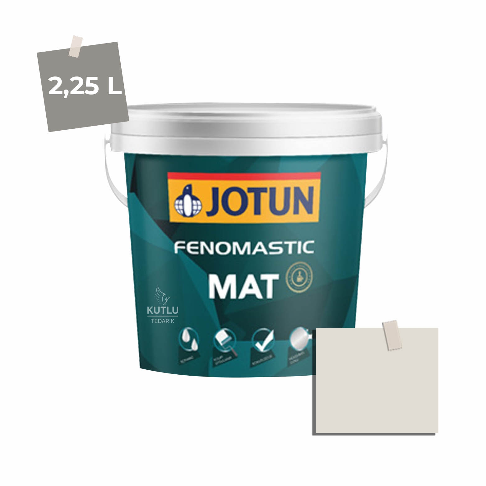 Jotun Fenomastic Mat 2,25 Lt  0552 Tudor Ncs 1202-Y26R