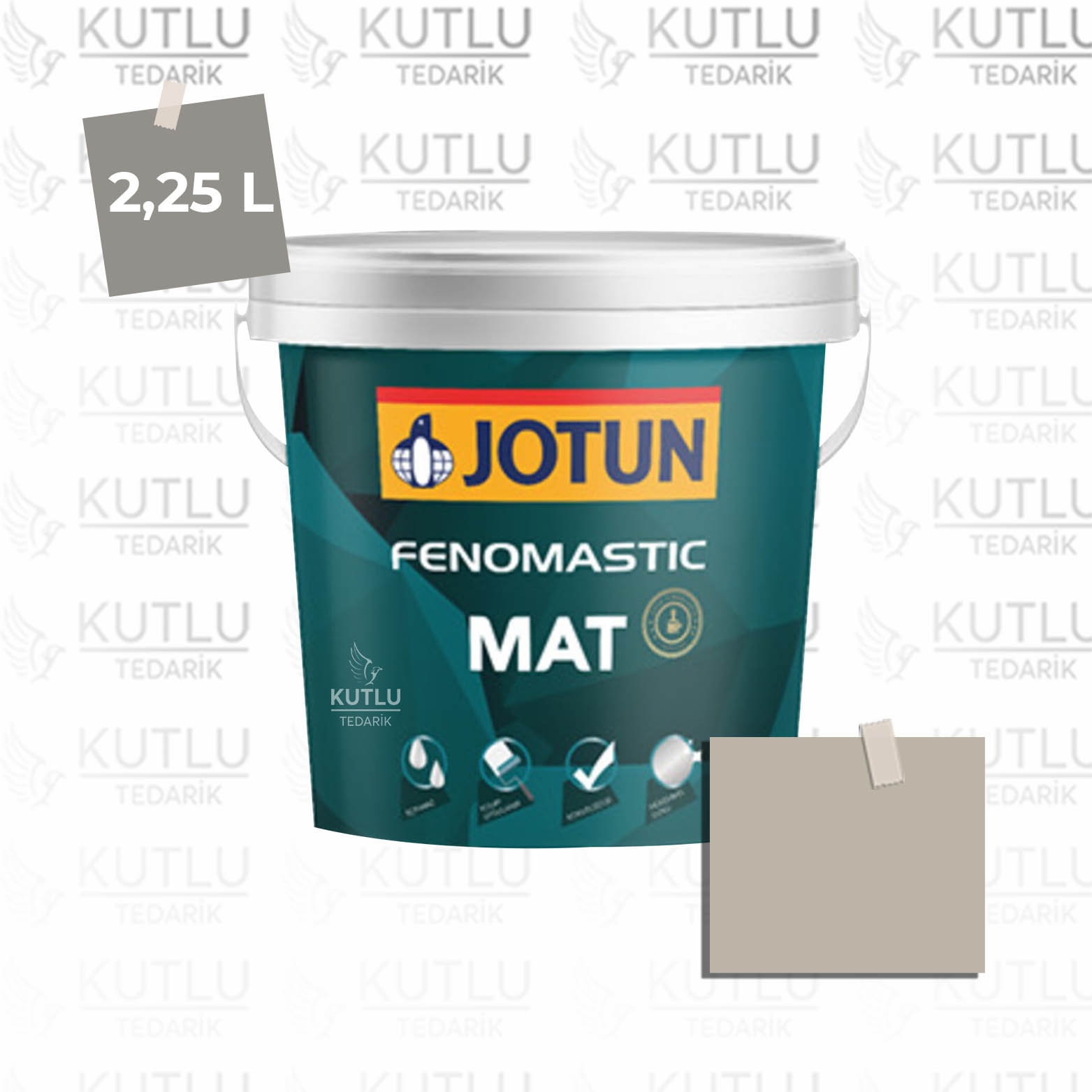 Jotun Fenomastic Mat 2,25 Lt  10342 Sable Stone Kalkgra Ncs 2903-Y30R