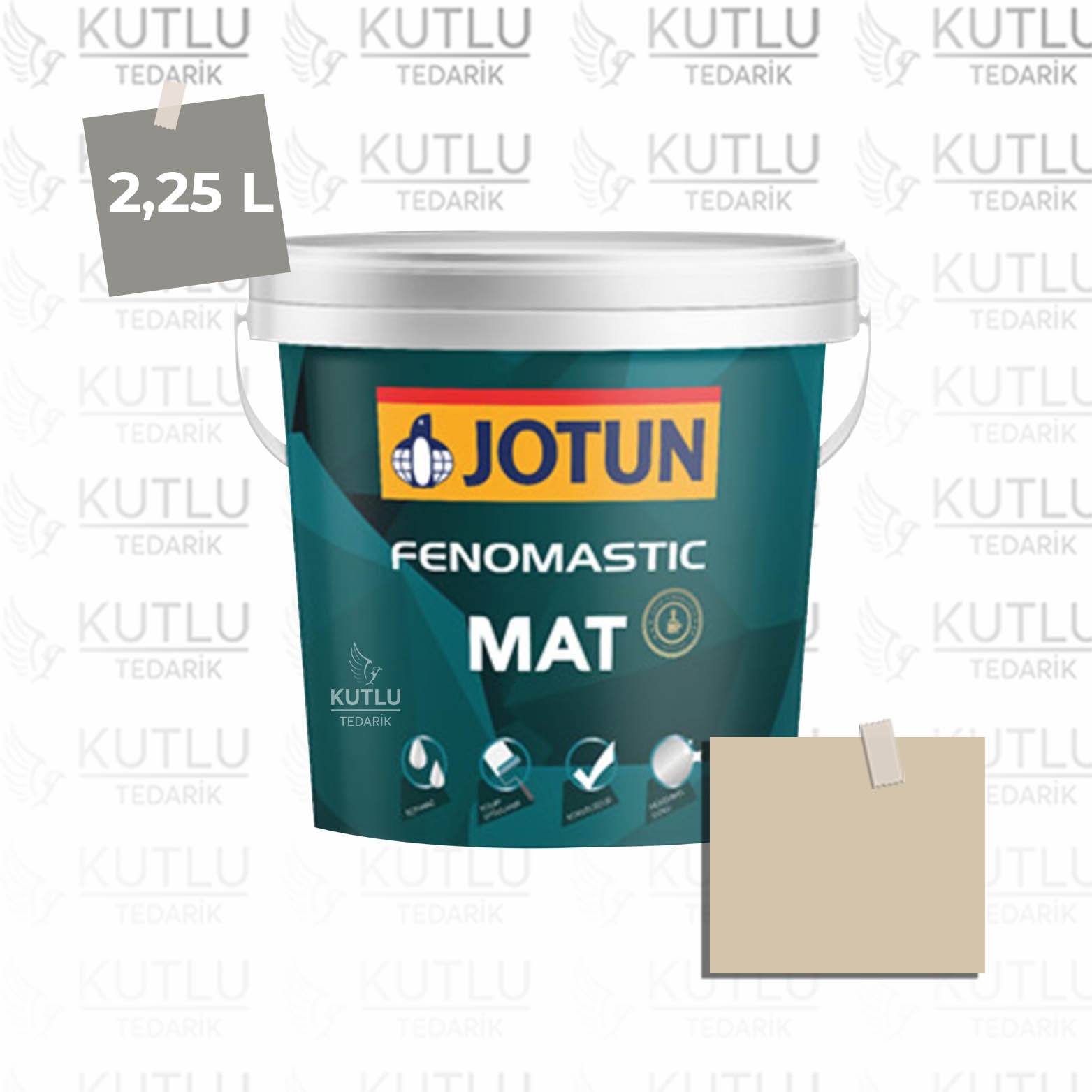 Jotun Fenomastic Mat 2,25 Lt  11173 Humble Yellow Ncs 2008-Y15R