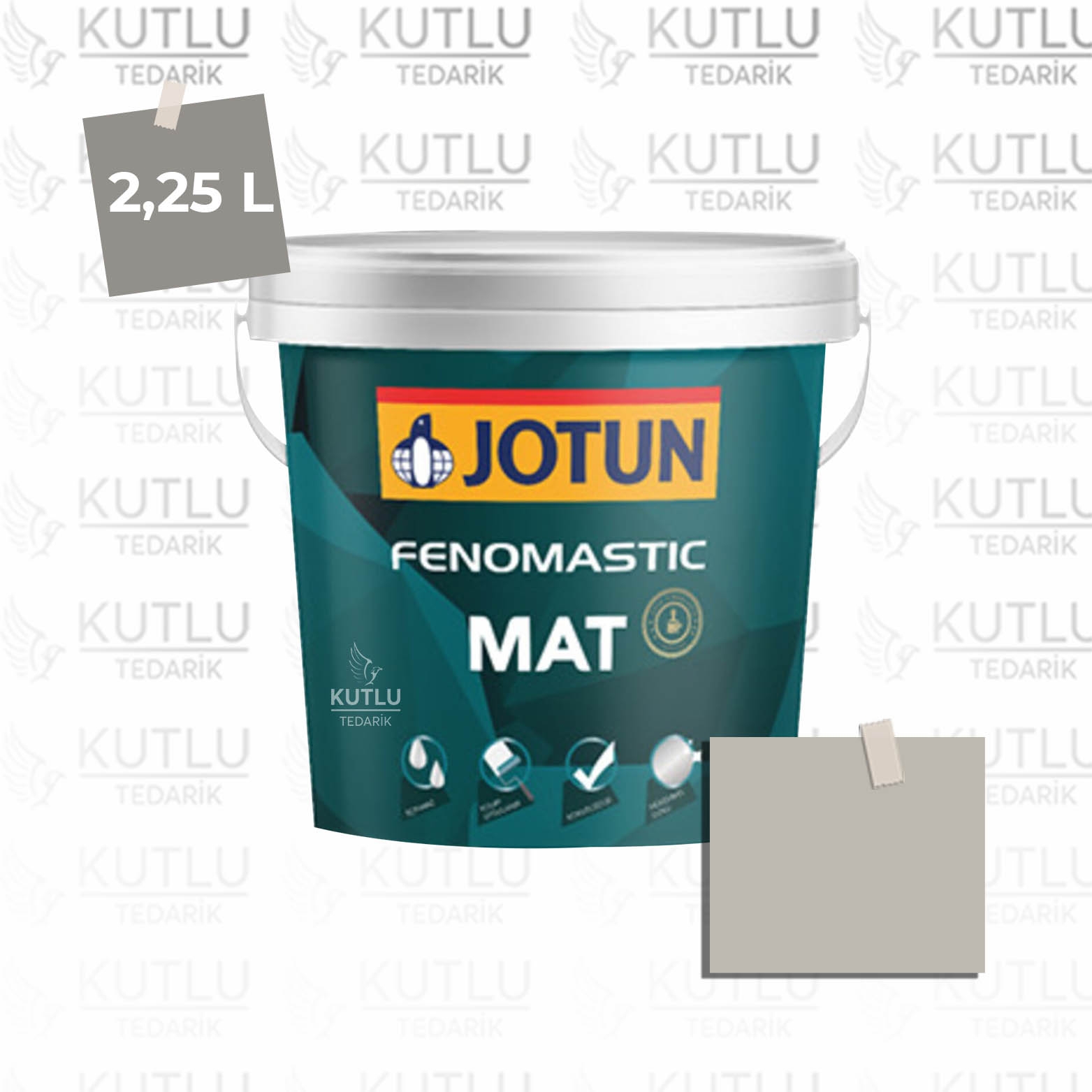 Jotun Fenomastic Mat 2,25 Lt  12078 Comfort Grey Ncs 2703-Y19R