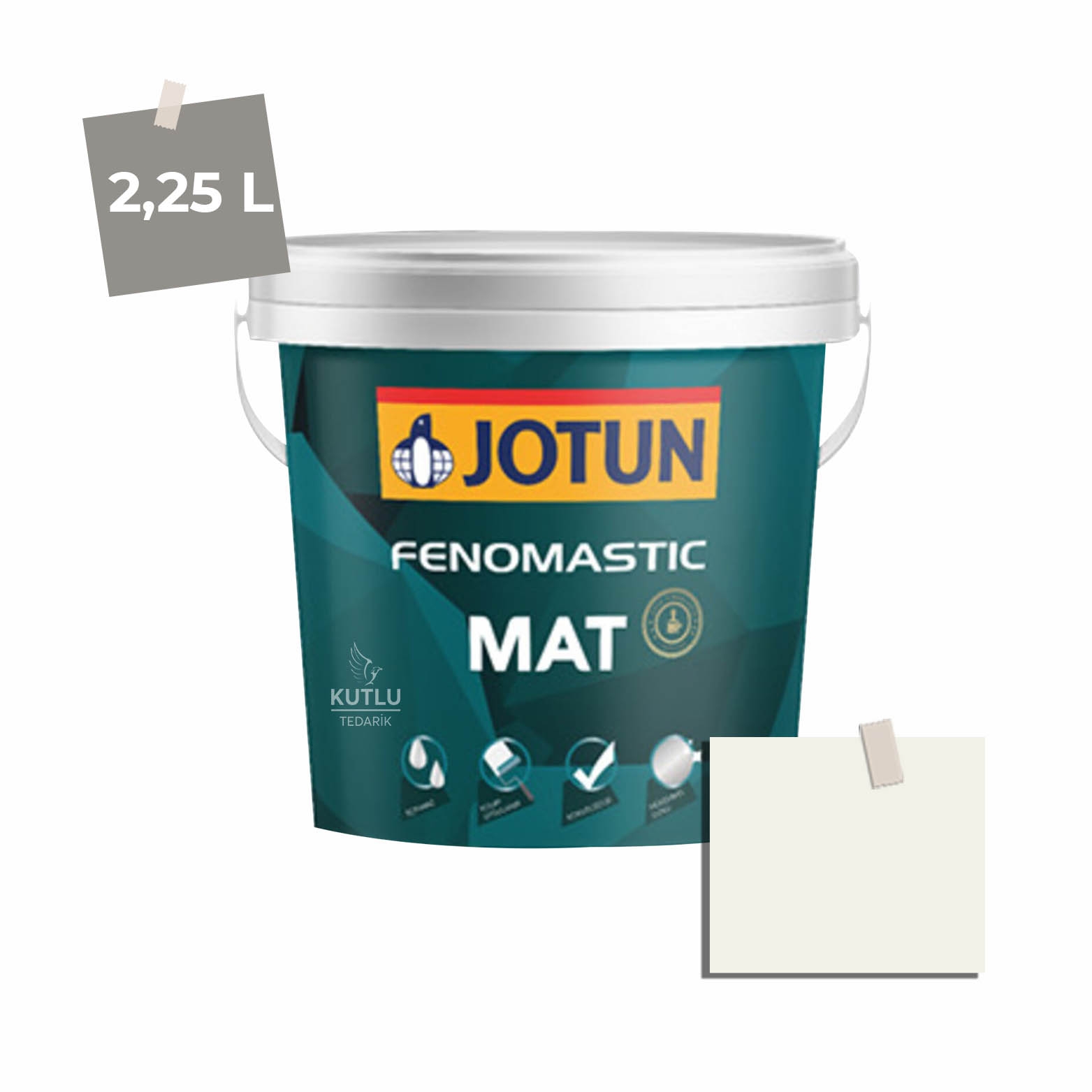 Jotun Fenomastic Mat 2,25 Lt  1624 Skylight Letthet Ncs 0501-Y01R