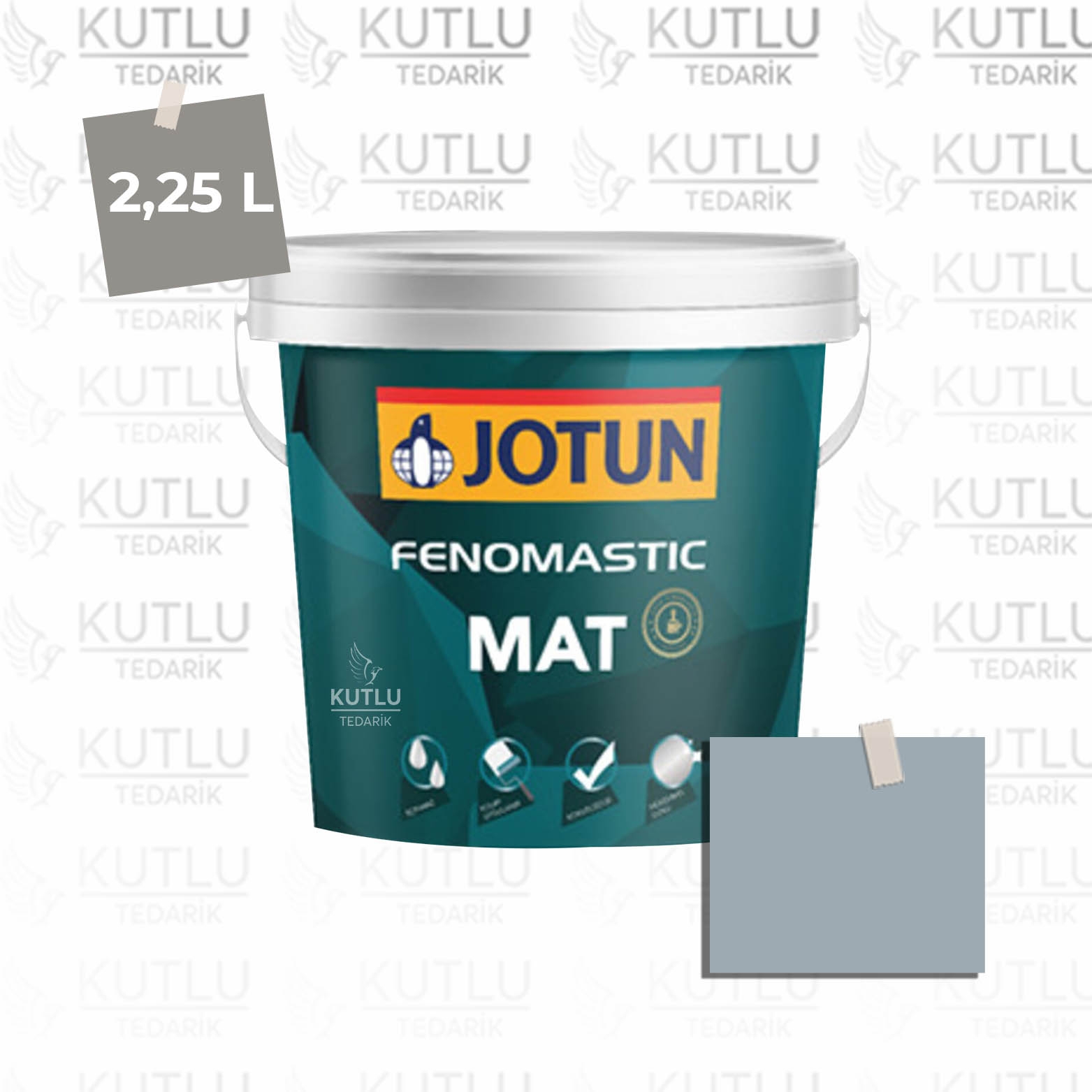 Jotun Fenomastic Mat 2,25 Lt  4017 Pilaster Blue Pilasterbla Ncs S3010-R90B