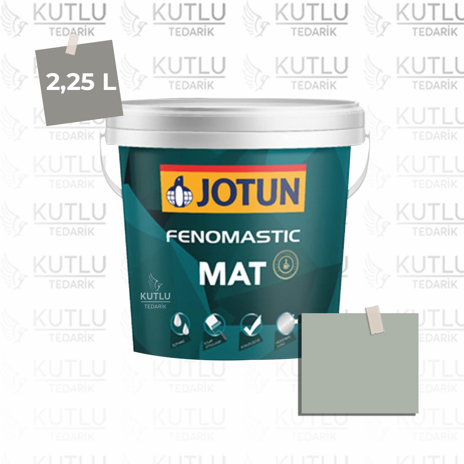 Jotun Fenomastic Mat 2,25 Lt  7163 Minty Breeze Ncs S3005-G20Y