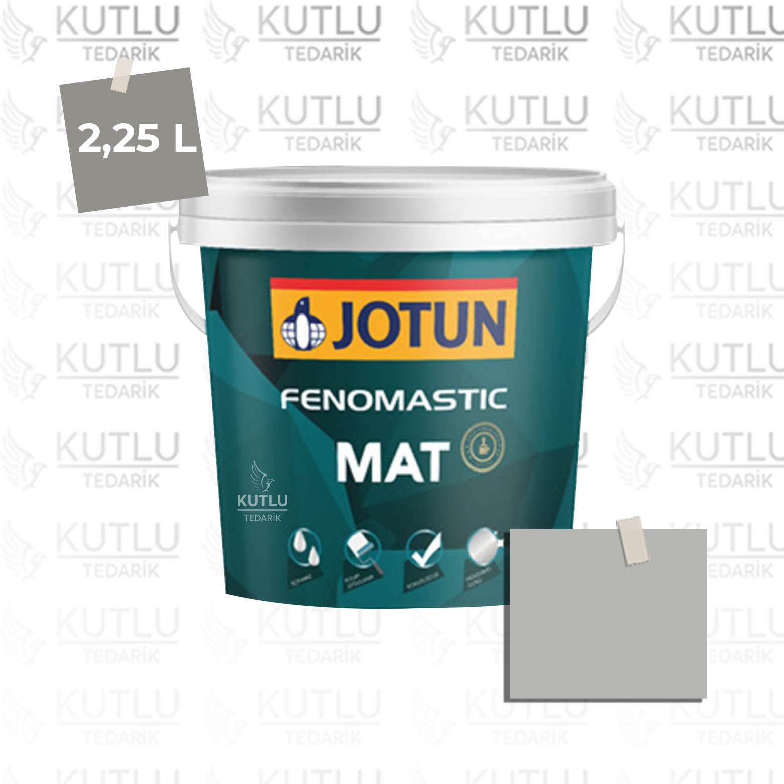 Jotun Fenomastic Mat 2,25 Lt  9930 Jazz Grey Takedis Ncs S3000-N