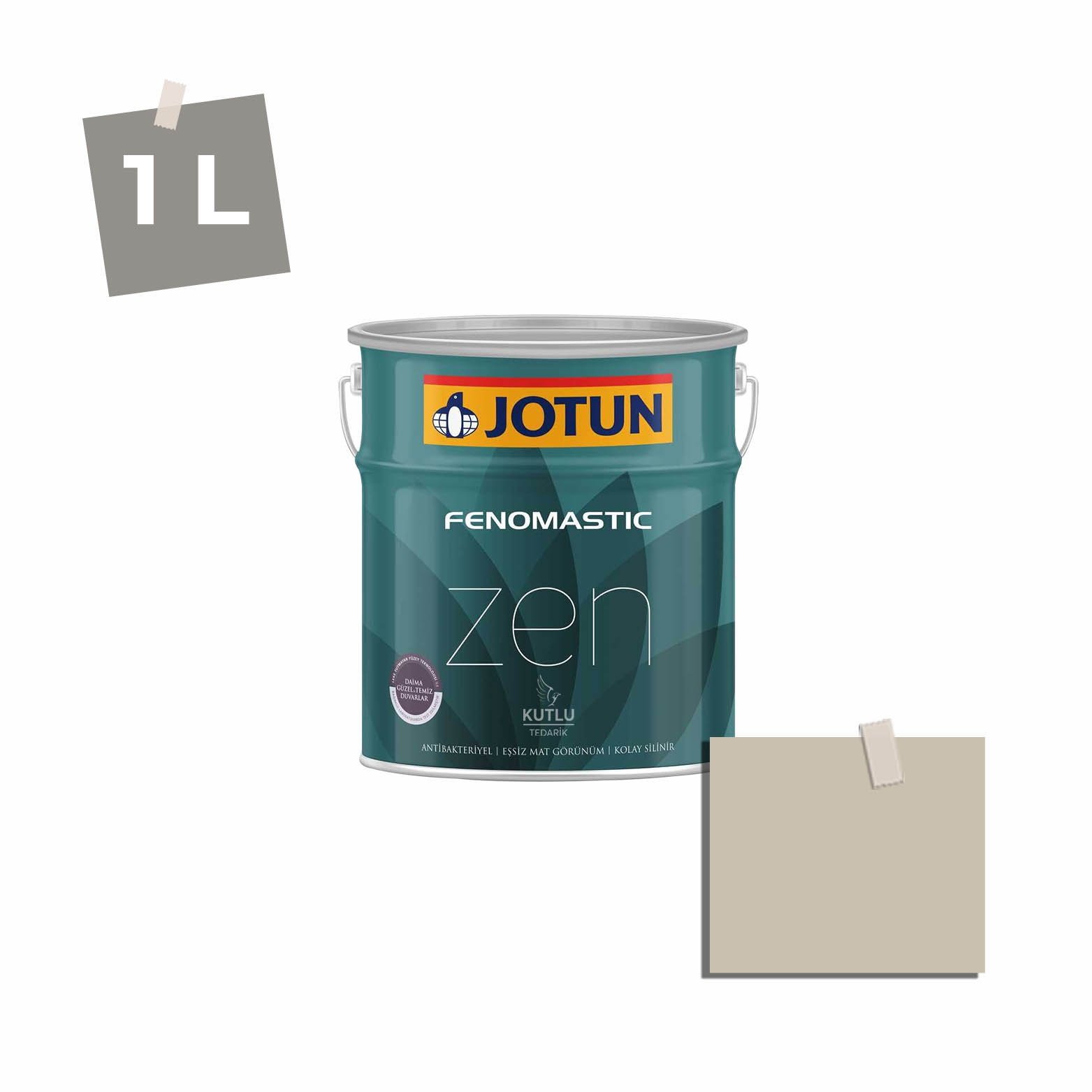 Jotun Fenomastic Zen Mat 1 Lt 12075 Soothing Beige Ncs 2305-Y22R