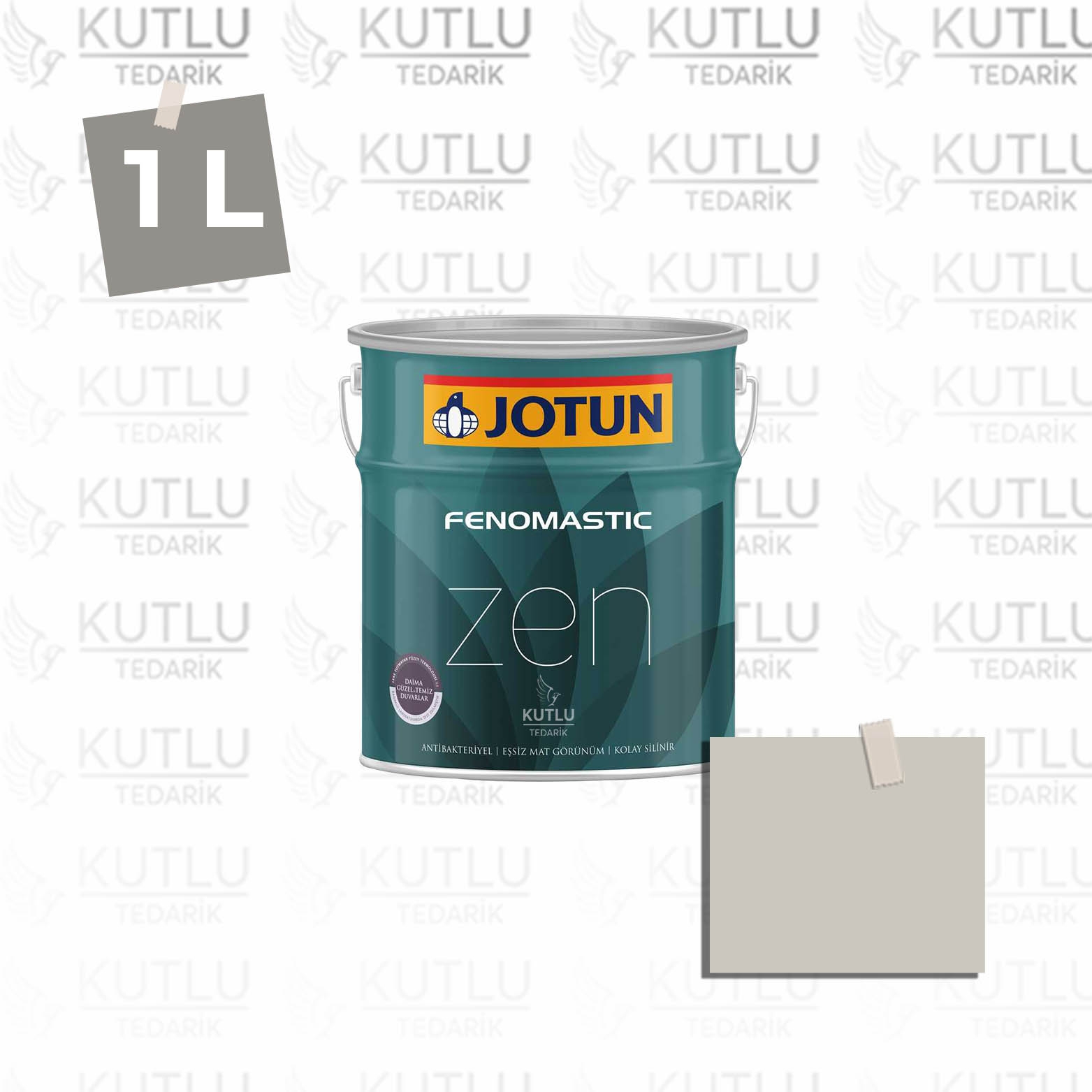 Jotun Fenomastic Zen Mat 1 Lt 12077 Sheer Grey Ncs 2102-Y26R