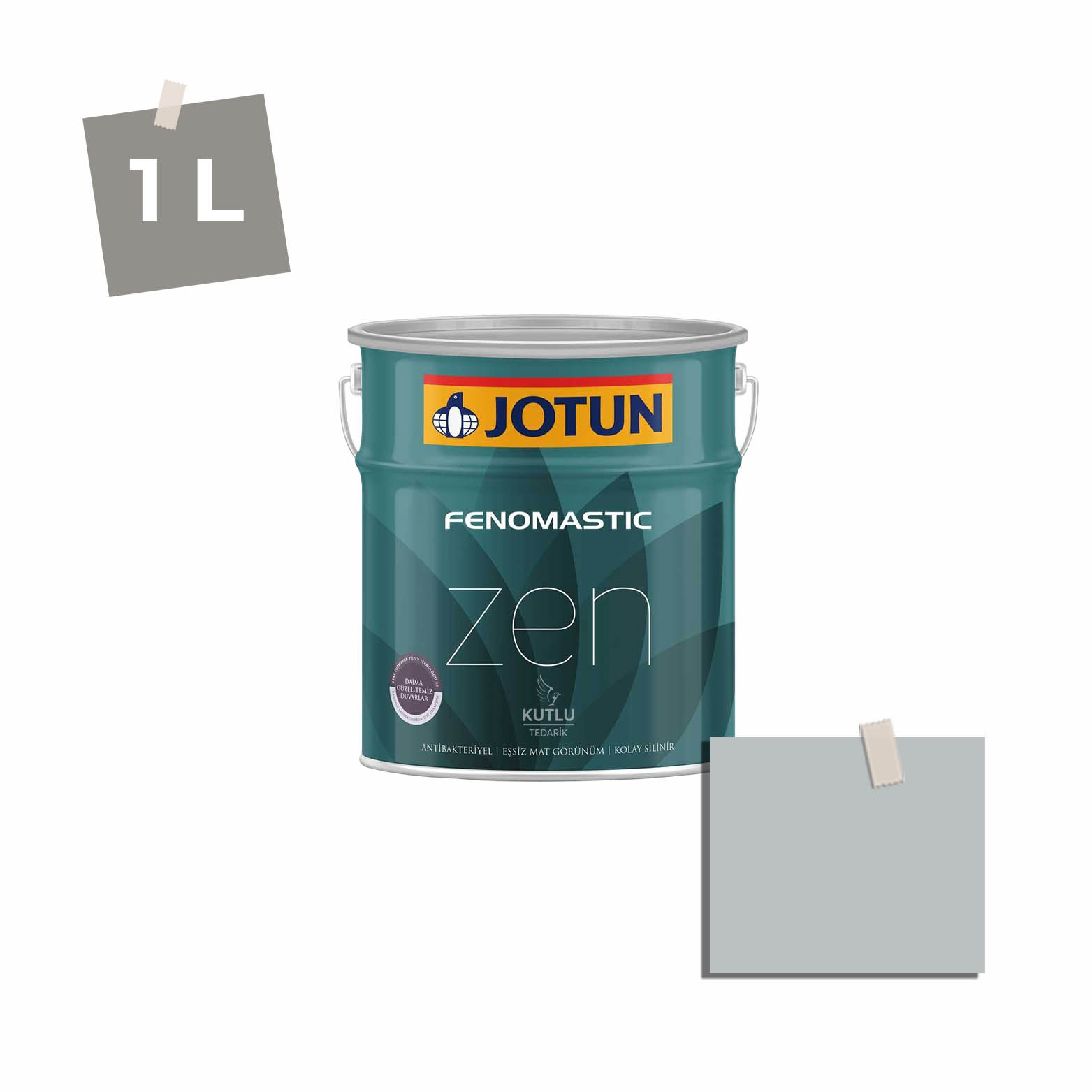 Jotun Fenomastic Zen Mat 1 Lt 5081 Silver Moon Fabrikk Ncs 2403-B03G