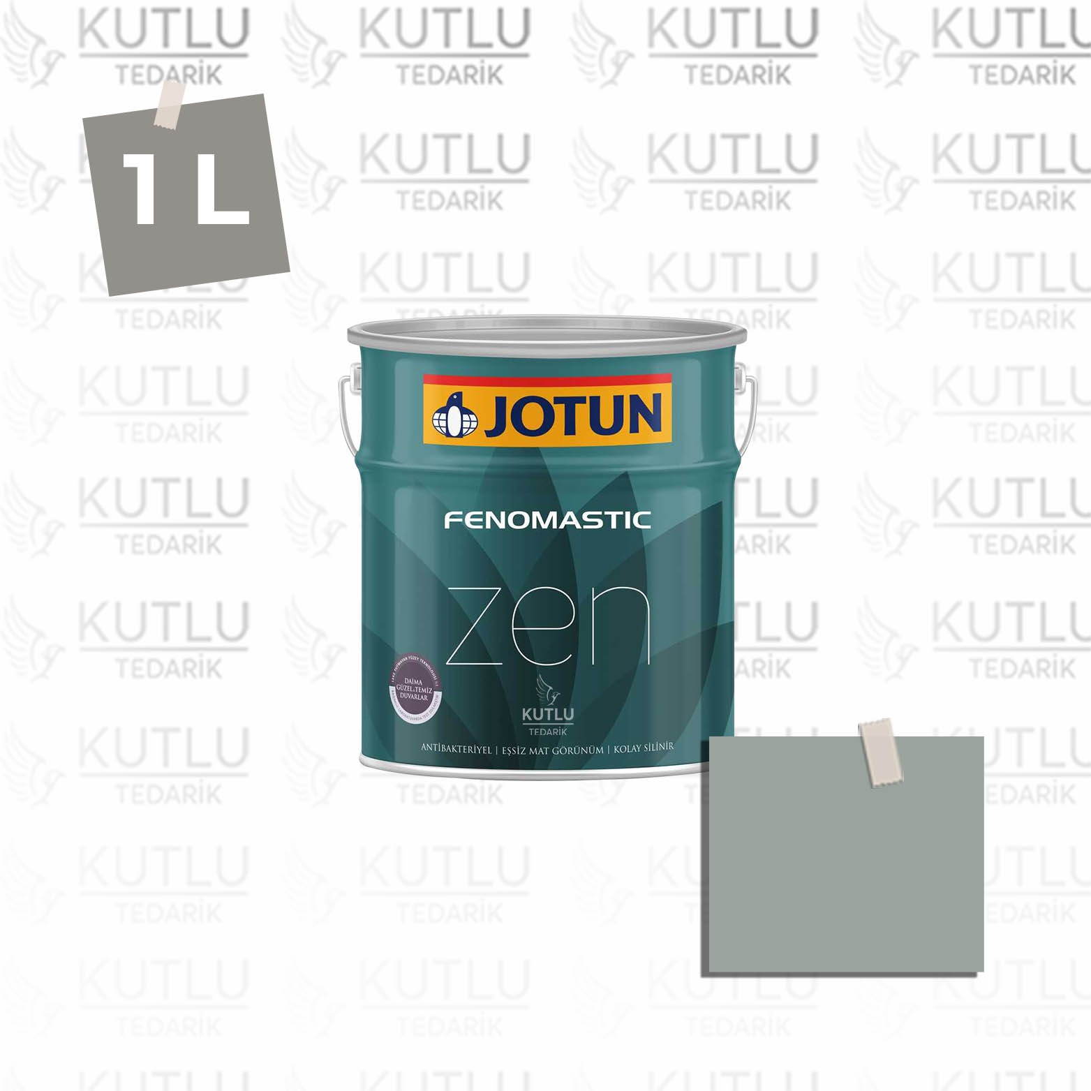 Jotun Fenomastic Zen Mat 1 Lt 6350 Soft Teal Ncs 3706-B93G