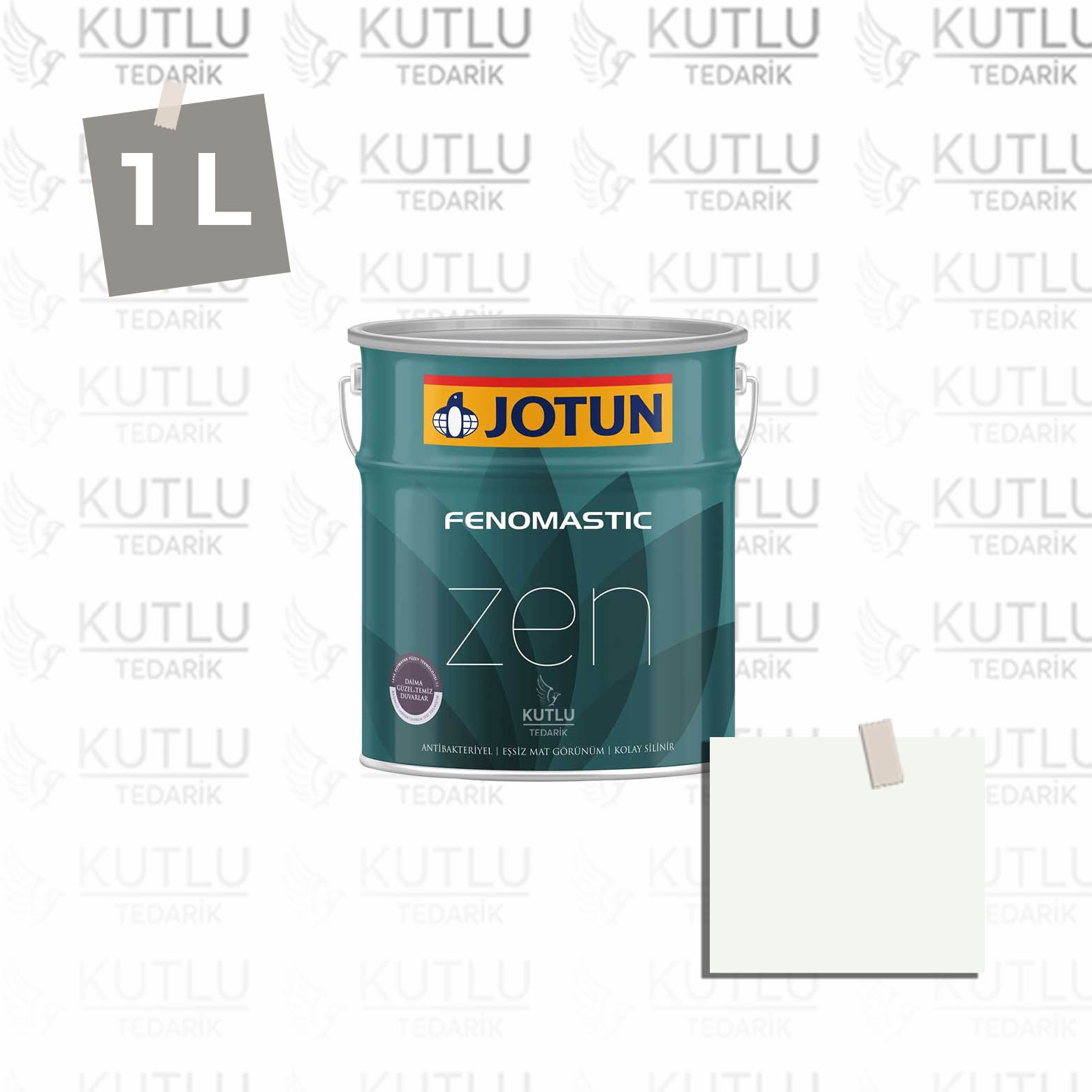 Jotun Fenomastic Zen Mat 1 Lt 7236 Jazz White Chi Ncs 0401-G42Y