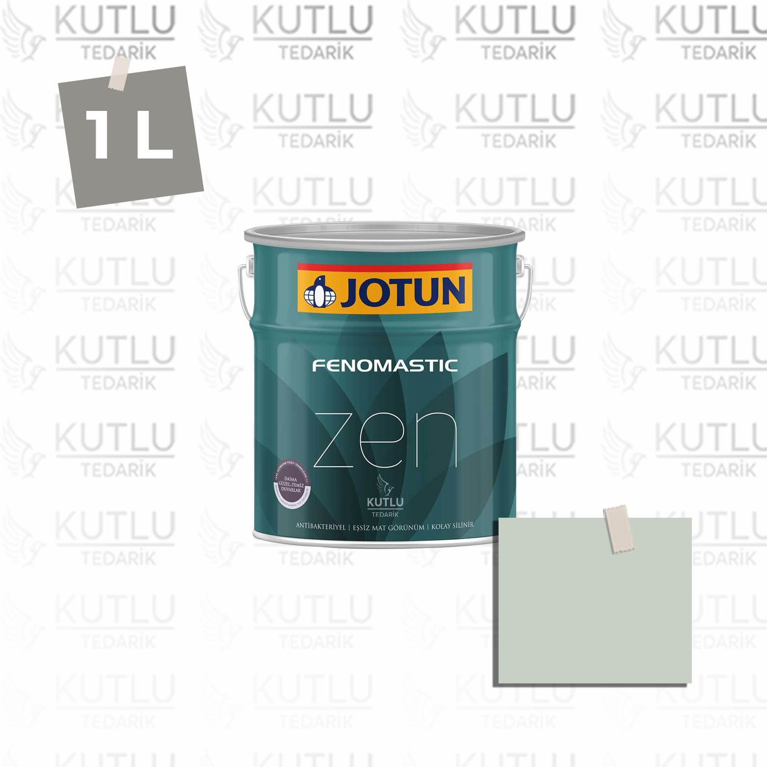 Jotun Fenomastic Zen Mat 1 Lt 7555 Soft Mint Ncs 1706-G15Y