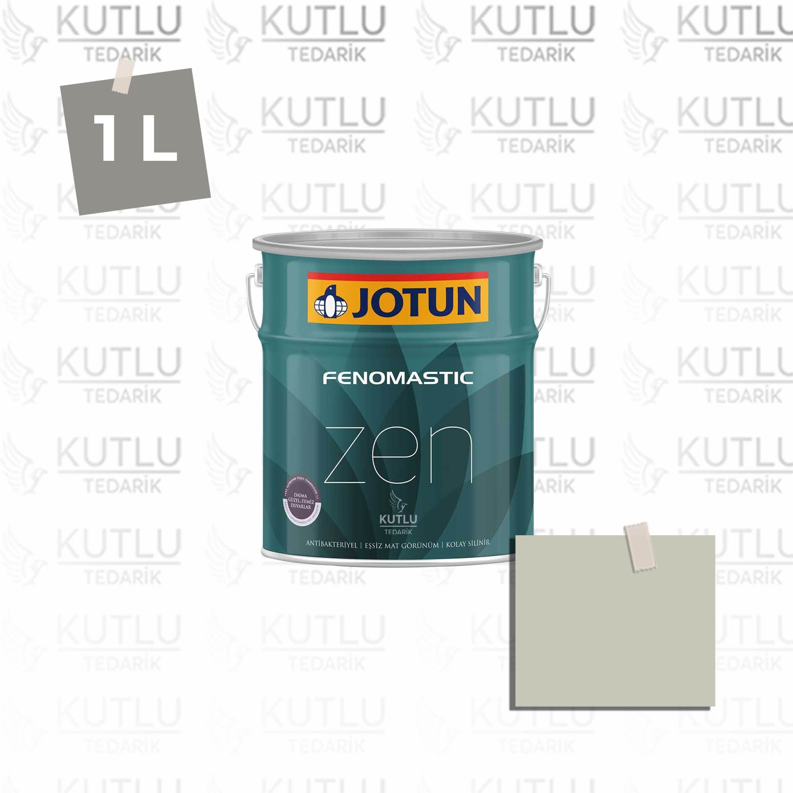 Jotun Fenomastic Zen Mat 1 Lt 8281 Pale Linden Ncs S2005-G70Y