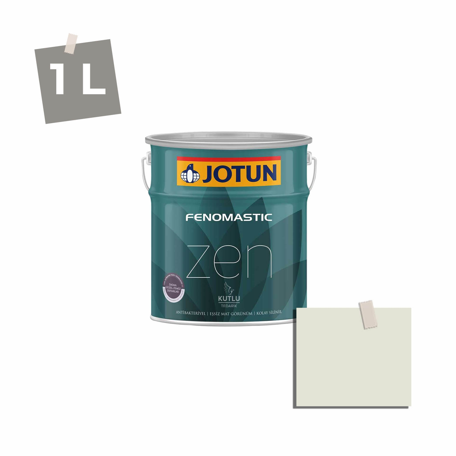 Jotun Fenomastic Zen Mat 1 Lt 8282 White Pepper Hvıt Pepper Ncs 1102 G95y Kutlu Tedarik 3511