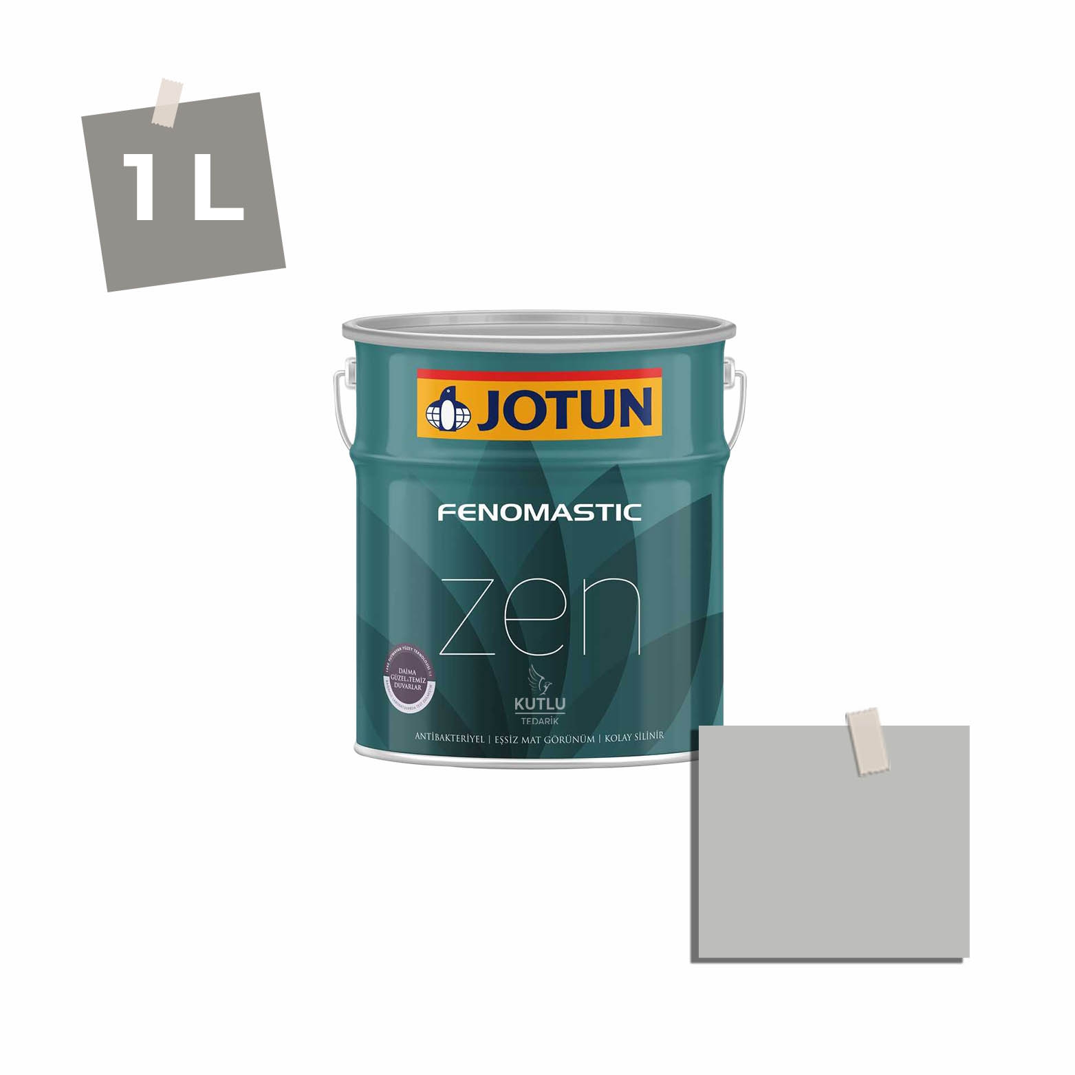 Jotun Fenomastic Zen Mat 1 Lt 9911 Platinum Noytral Ncs S2500-N