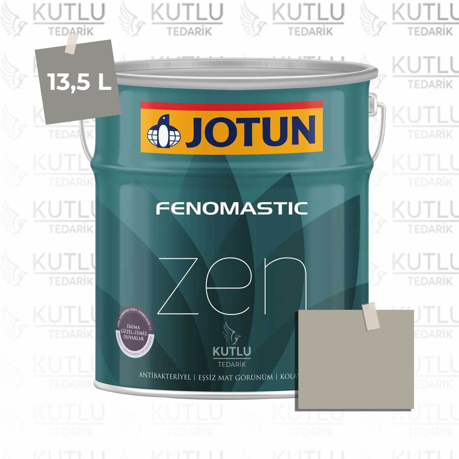 Jotun Fenomastic Zen Mat 13,5 Lt 0394 Soft Grey Varmgra Ncs 3504-Y19R