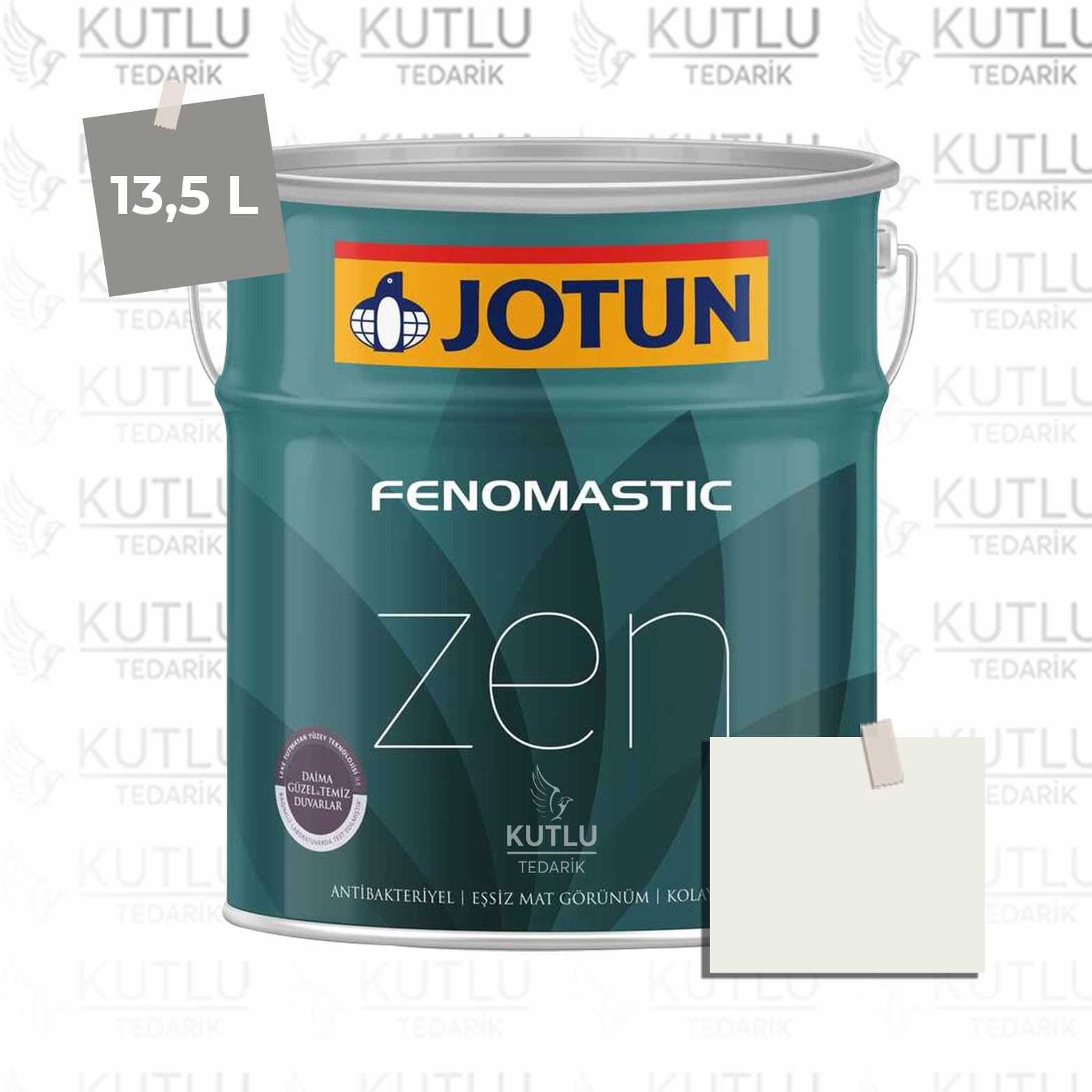 Jotun Fenomastic Zen Mat 13,5 Lt 1001 Egg White Egghvit Ncs 0502-Y