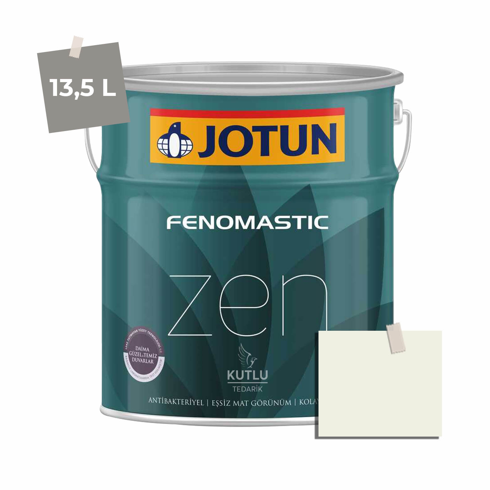 Jotun Fenomastic Zen Mat 13,5 Lt 1453 Cotton Ball Bomull Ncs S0502-Y