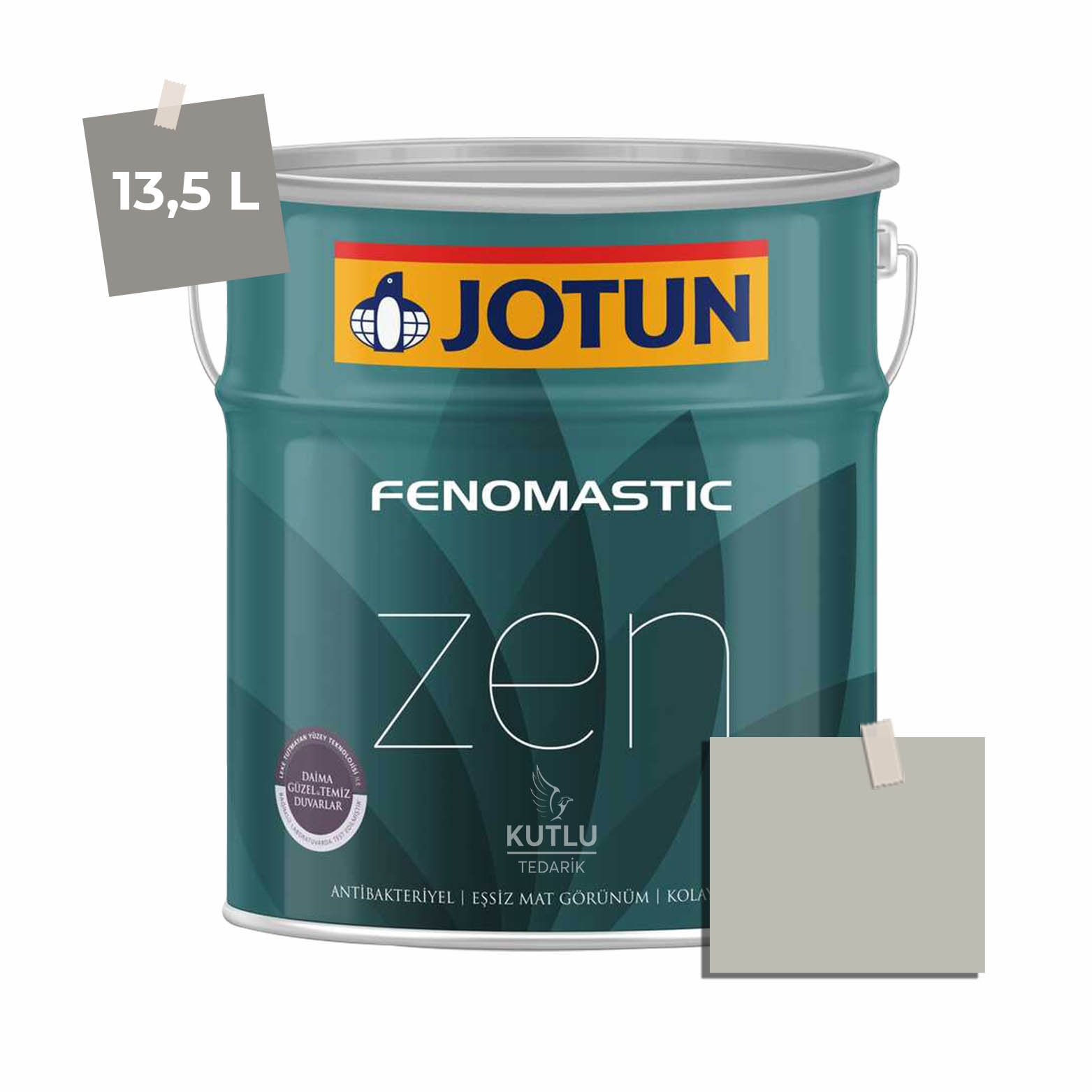 Jotun Fenomastic Zen Mat 13,5 Lt 1973 Objective Antikkgra Ncs S2502-Y