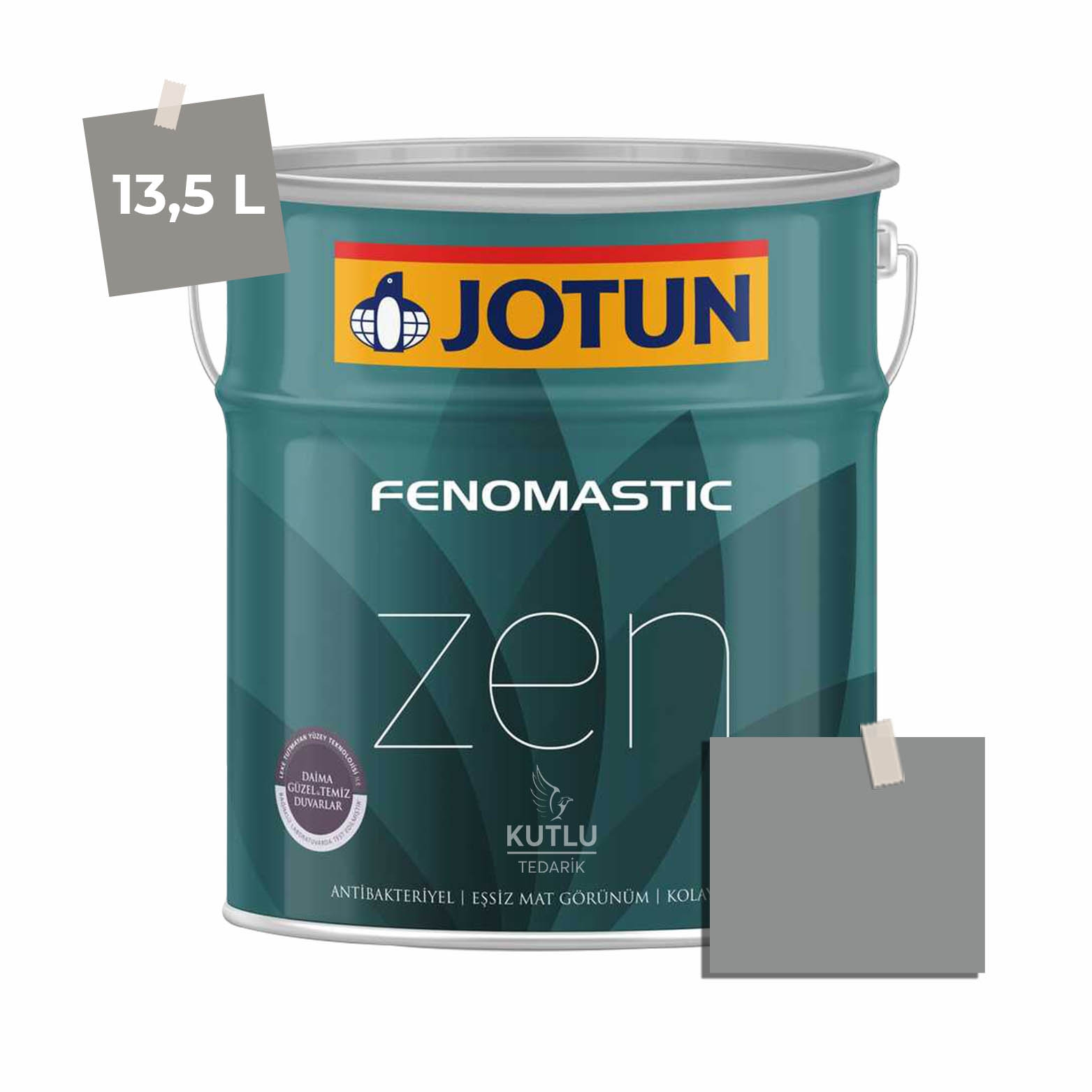 Jotun Fenomastic Zen Mat 13,5 Lt 5343 Industrial Grey Industriell Gra Ncs 4802-B15G