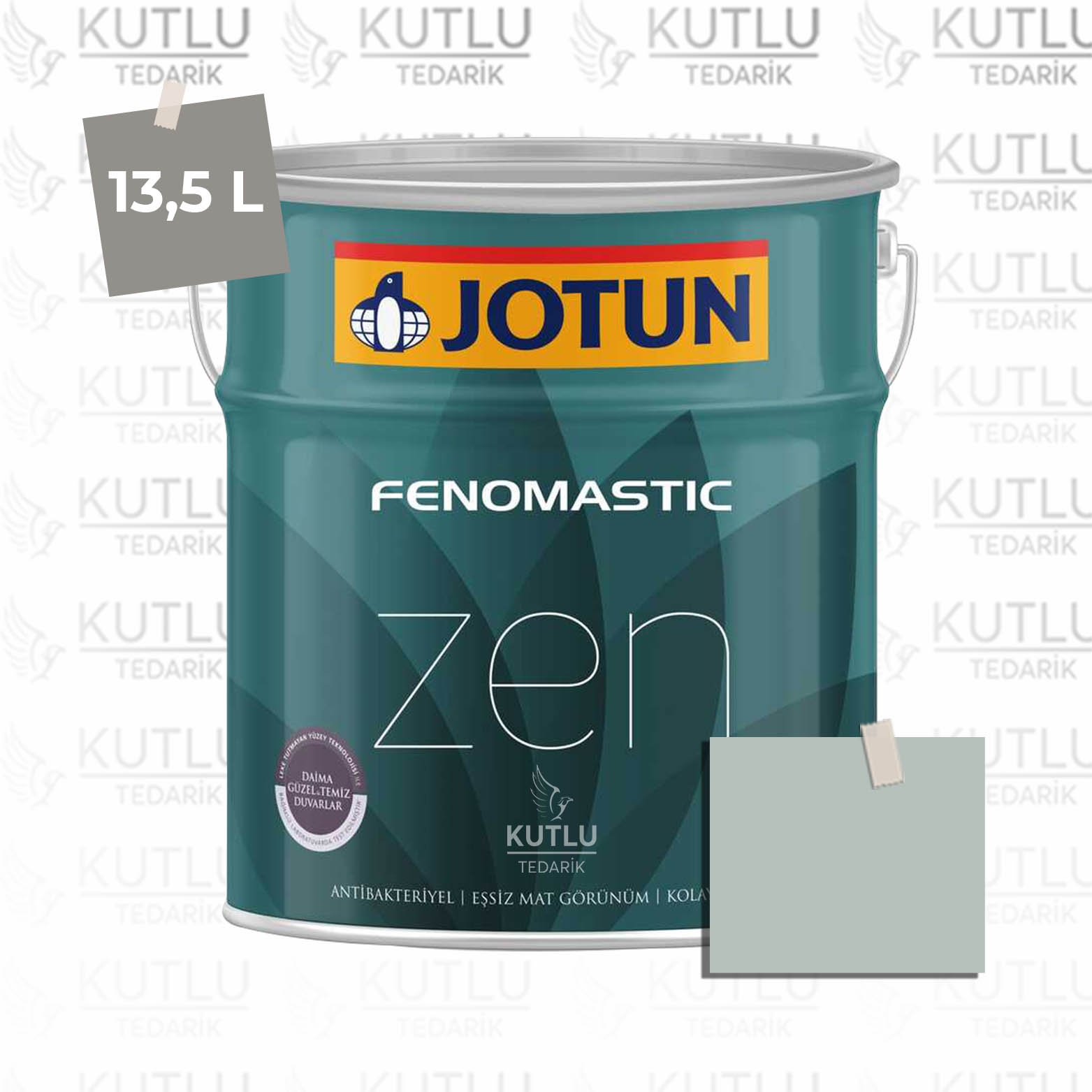 Jotun Fenomastic Zen Mat 13,5 Lt 6351 Tender Green Ncs 2405-B72G