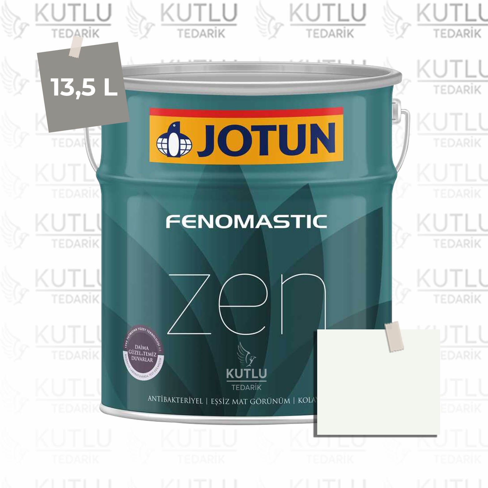 Jotun Fenomastic Zen Mat 13,5 Lt 7236 Jazz White Chı Ncs 0401-G42Y