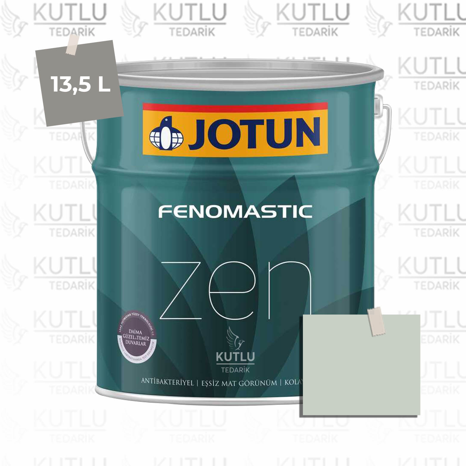 Jotun Fenomastic Zen Mat 13,5 Lt 7555 Soft Mint Ncs 1706-G15Y