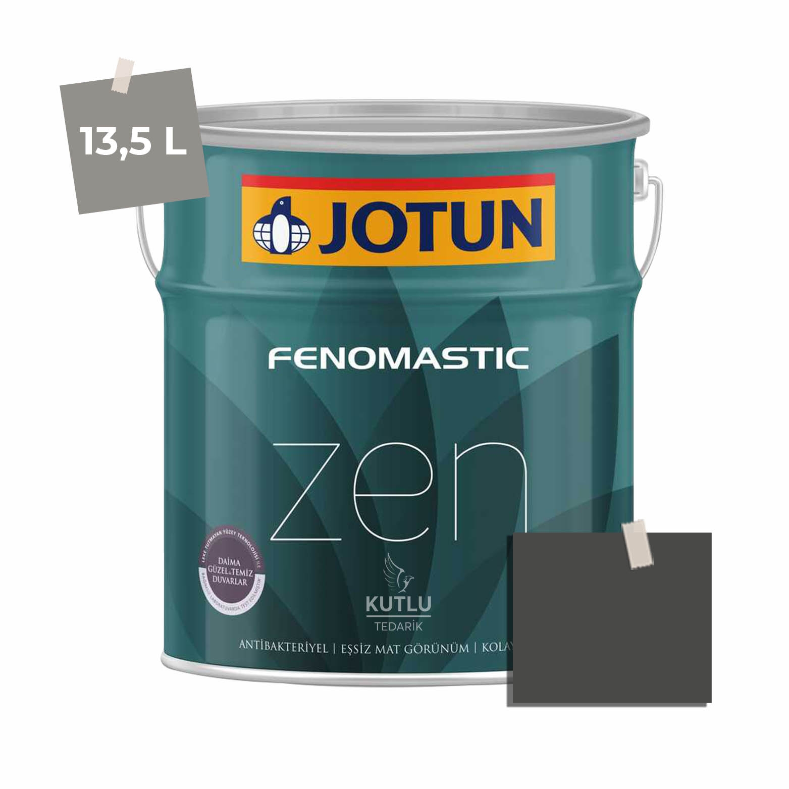 Jotun Fenomastic Zen Mat 13,5 Lt 9938 Blackened Black Dempet Sort Ncs S8500-N