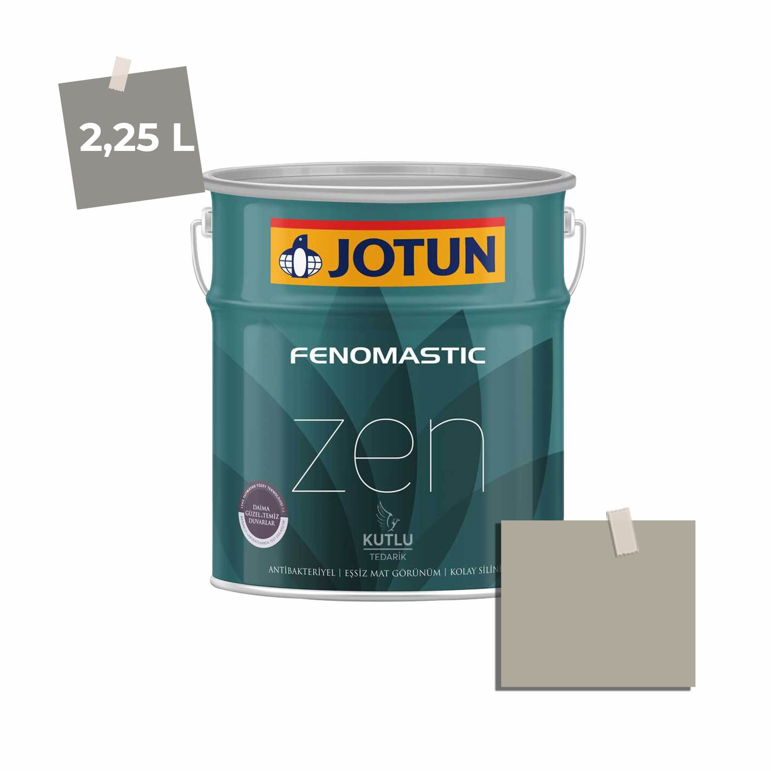 Jotun Fenomastic Zen Mat 2,25 Lt 0394 Soft Grey Varmgra Ncs 3504-Y19R