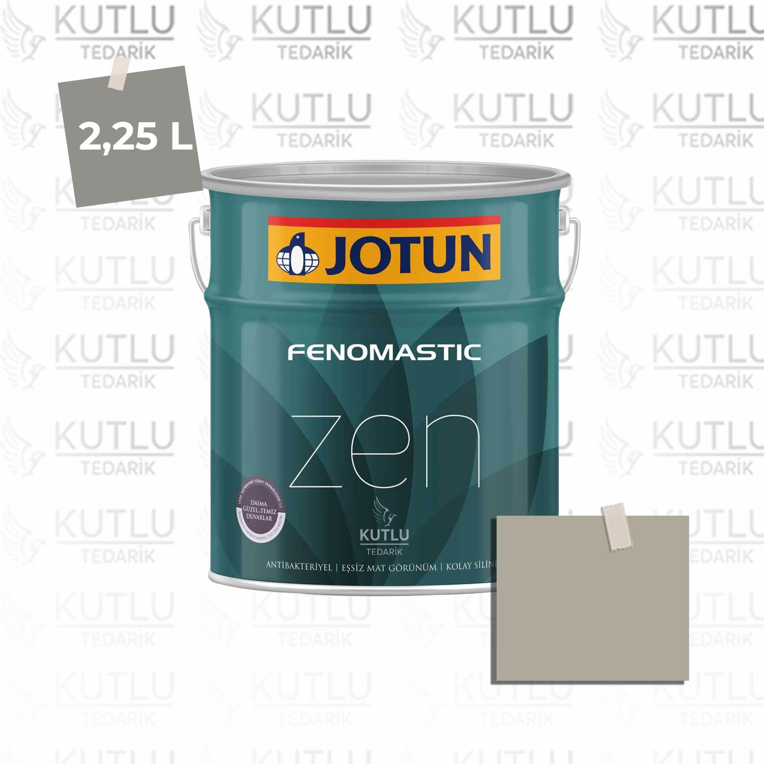 Jotun Fenomastic Zen Mat 2,25 Lt 0394 Soft Grey Varmgra Ncs 3504-Y19R