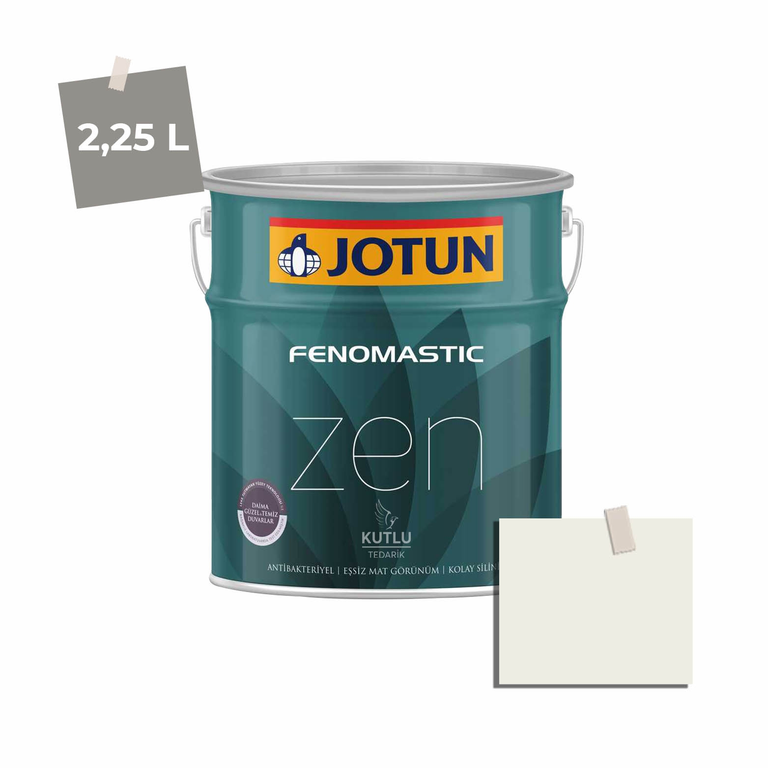 Jotun Fenomastic Zen Mat 2,25 Lt 1001 Egg White Egghvit Ncs 0502-Y