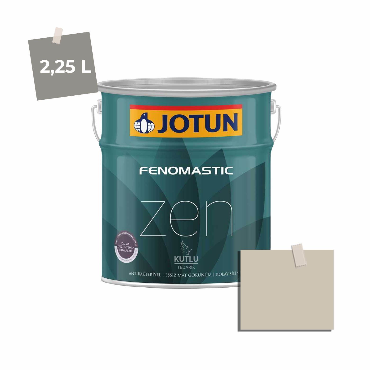 Jotun Fenomastic Zen Mat 2,25 Lt 1016 Antique White Blek Sand Mohair Ncs S2005-Y20R