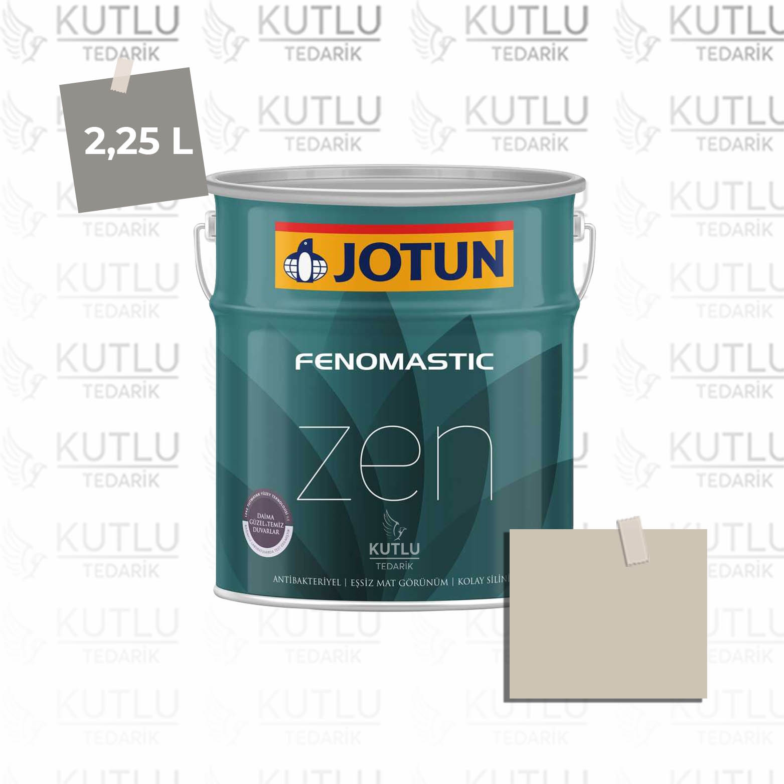 Jotun Fenomastic Zen Mat 2,25 Lt 1016 Antique White Blek Sand Mohair Ncs S2005-Y20R