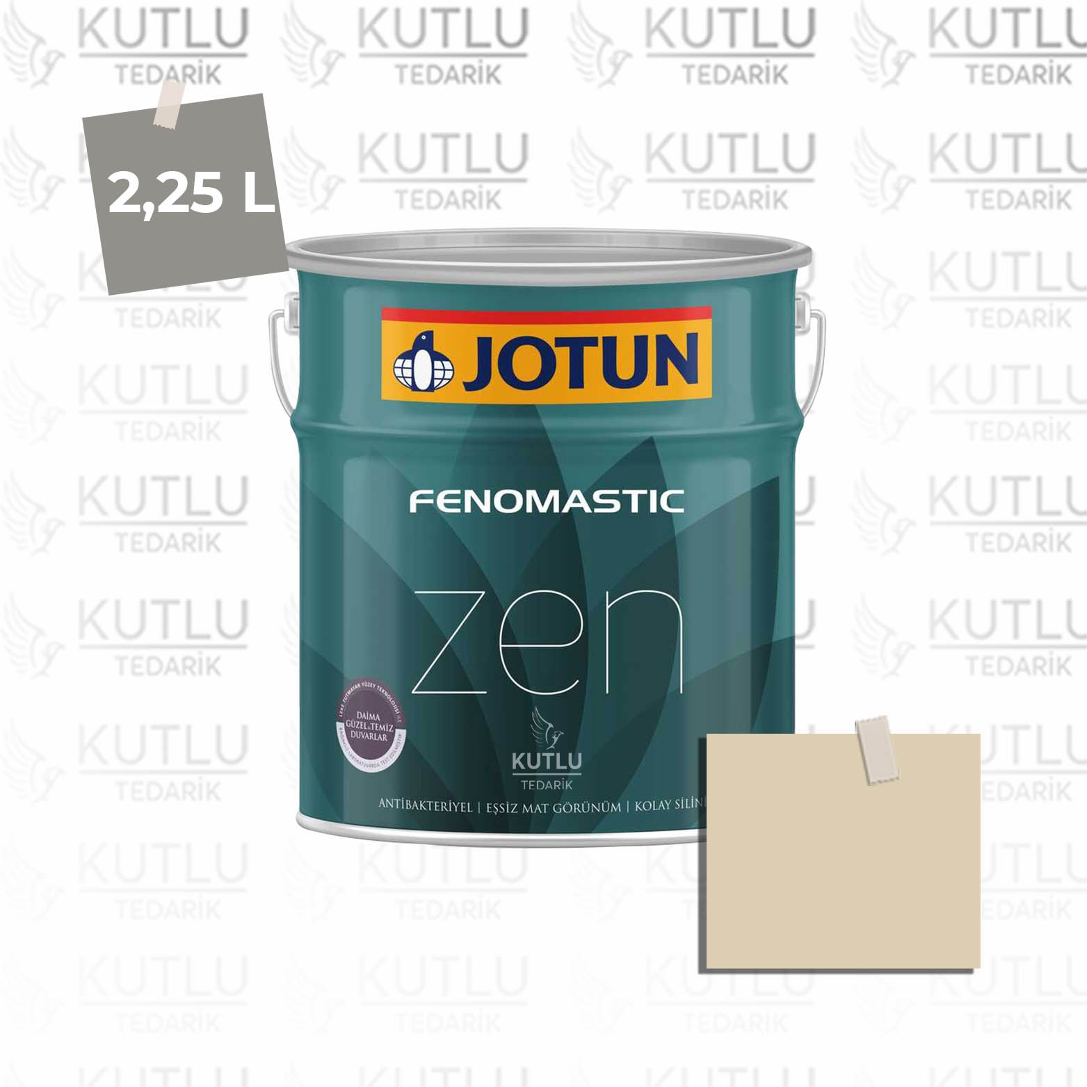 Jotun Fenomastic Zen Mat 2,25 Lt 10245 Ginseng Ncs S1510-Y10R