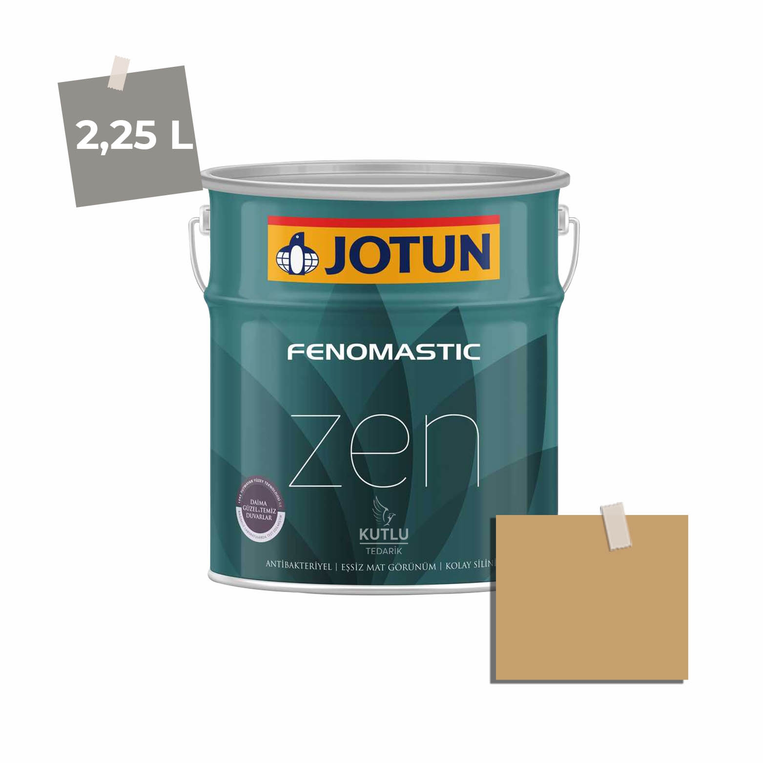 Jotun Fenomastic Zen Mat 2,25 Lt 10428 Masala Ncs 2830-Y18R