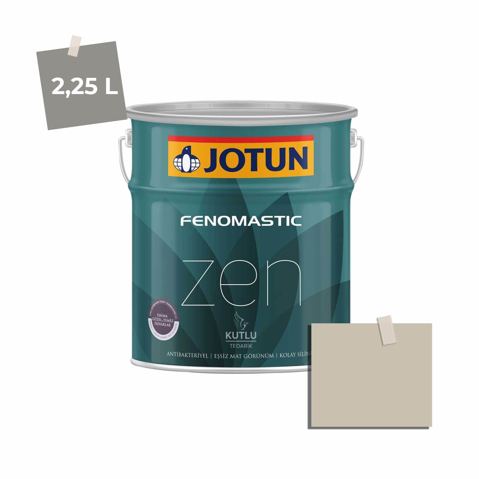 Jotun Fenomastic Zen Mat 2,25 Lt 12075 Soothing Beige Ncs 2305-Y22R