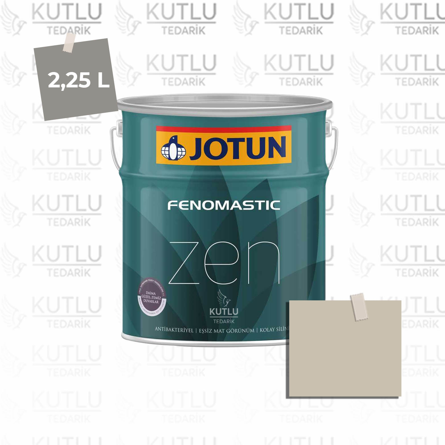 Jotun Fenomastic Zen Mat 2,25 Lt 12075 Soothing Beige Ncs 2305-Y22R