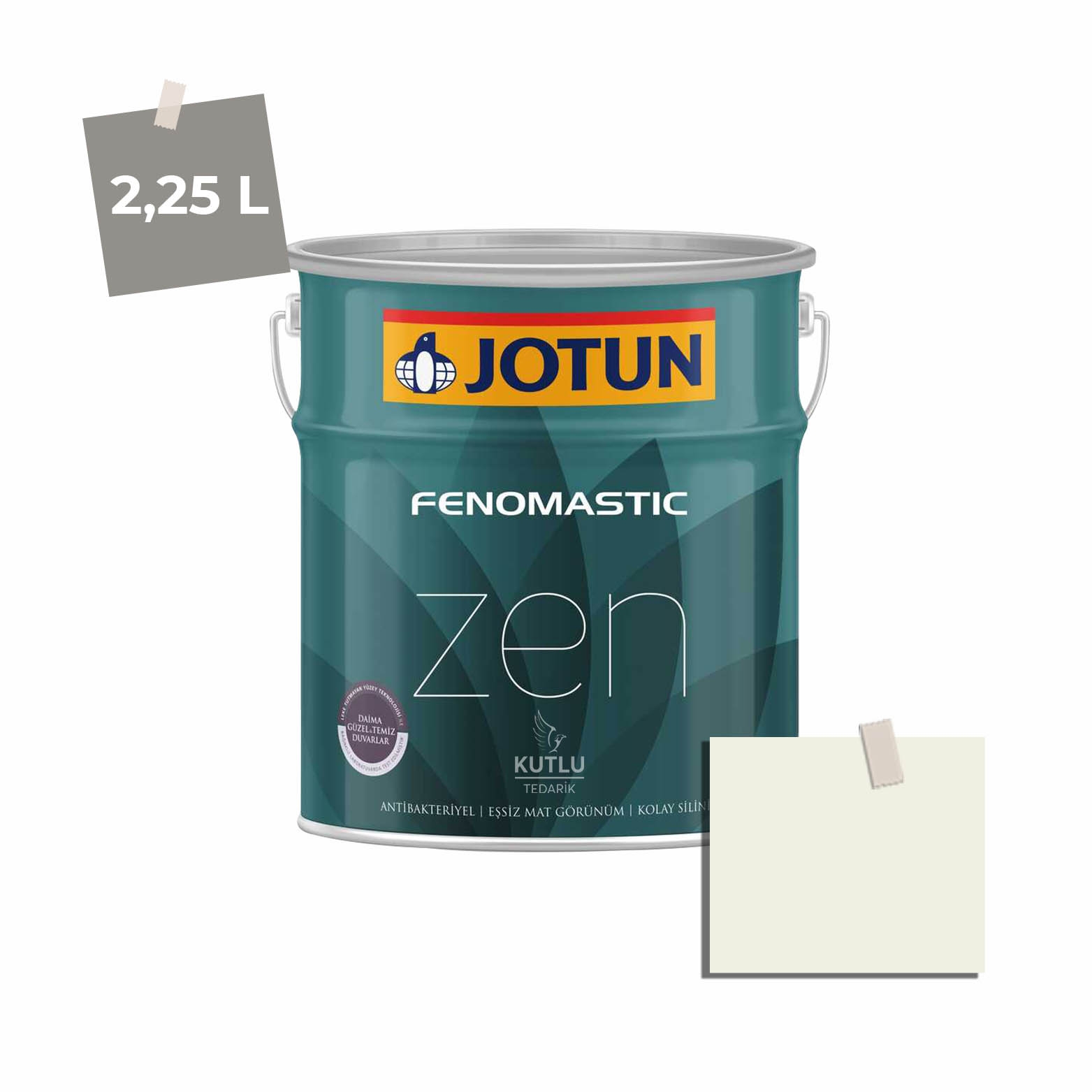 Jotun Fenomastic Zen Mat 2,25 Lt 1453 Cotton Ball Bomull Ncs S0502-Y