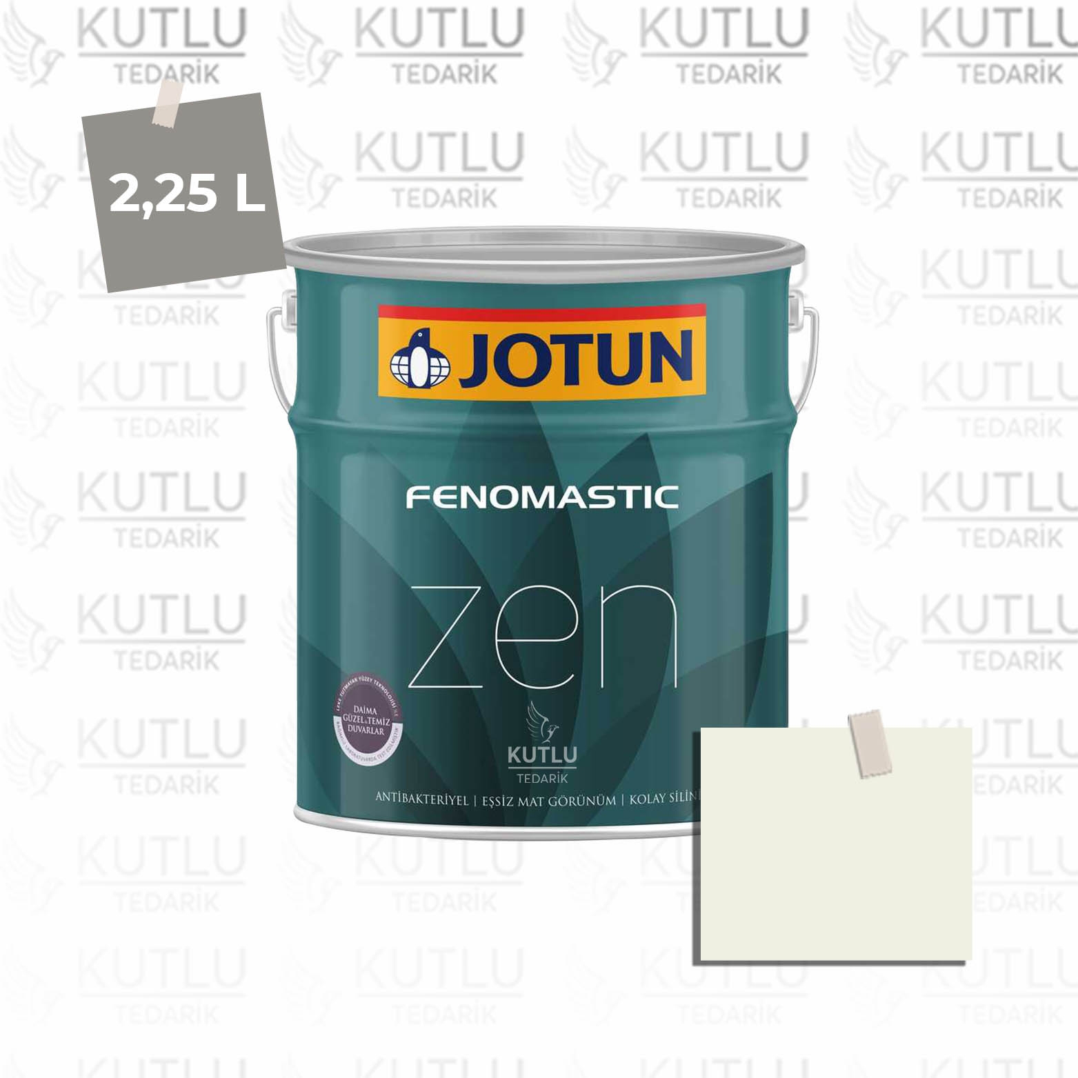 Jotun Fenomastic Zen Mat 2,25 Lt 1453 Cotton Ball Bomull Ncs S0502-Y