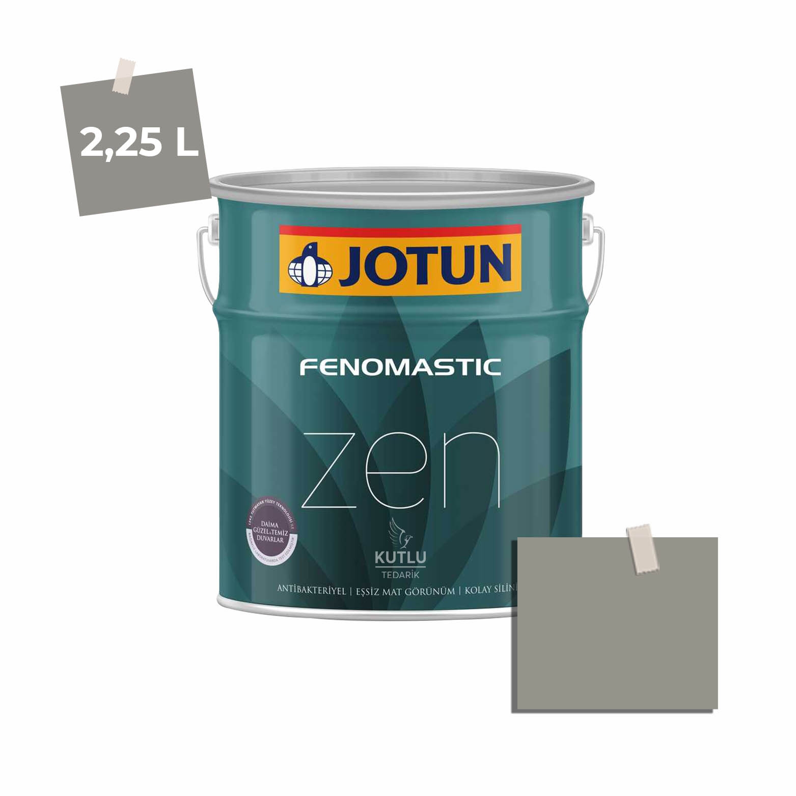 Jotun Fenomastic Zen Mat 2,25 Lt 1877 Pebblestone Valmuefro Ncs S4502-Y